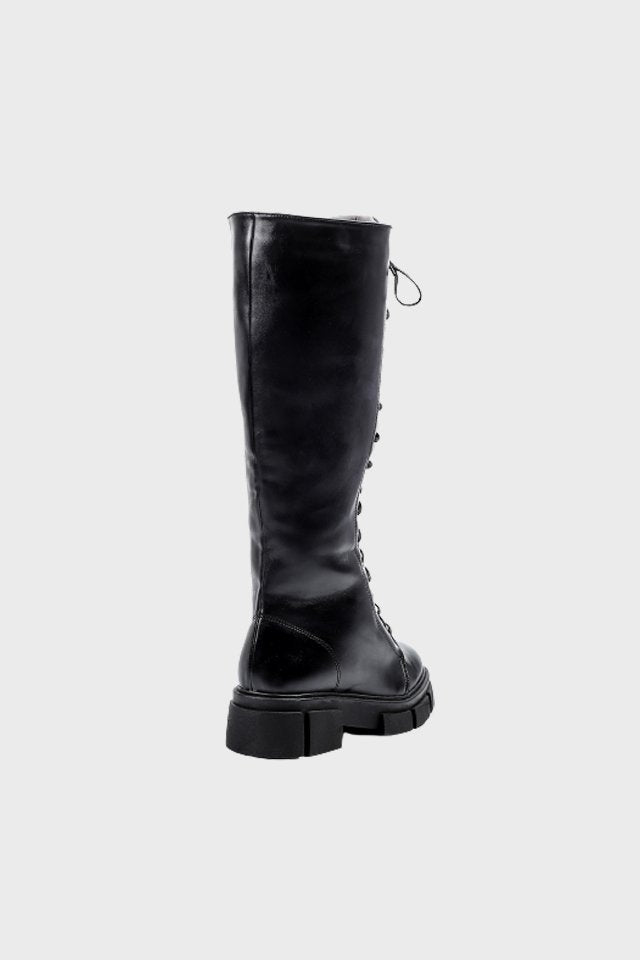 XO STYLE Leather Knee-High