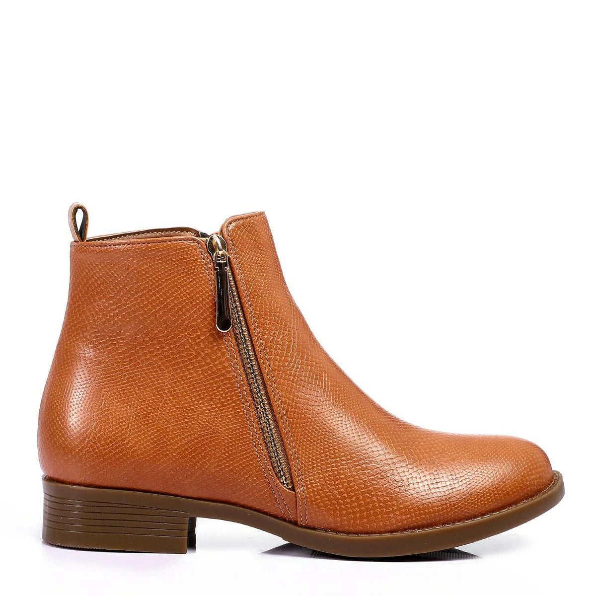 XO - حذاء كاحل من الجلد