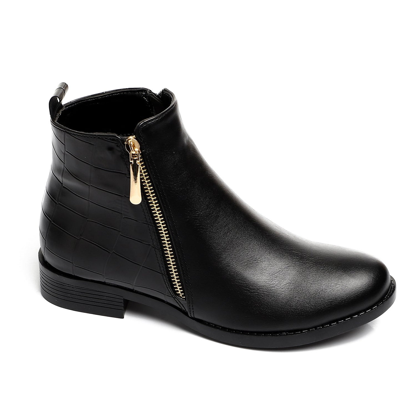 Xo Style Leather Ankle-Boot