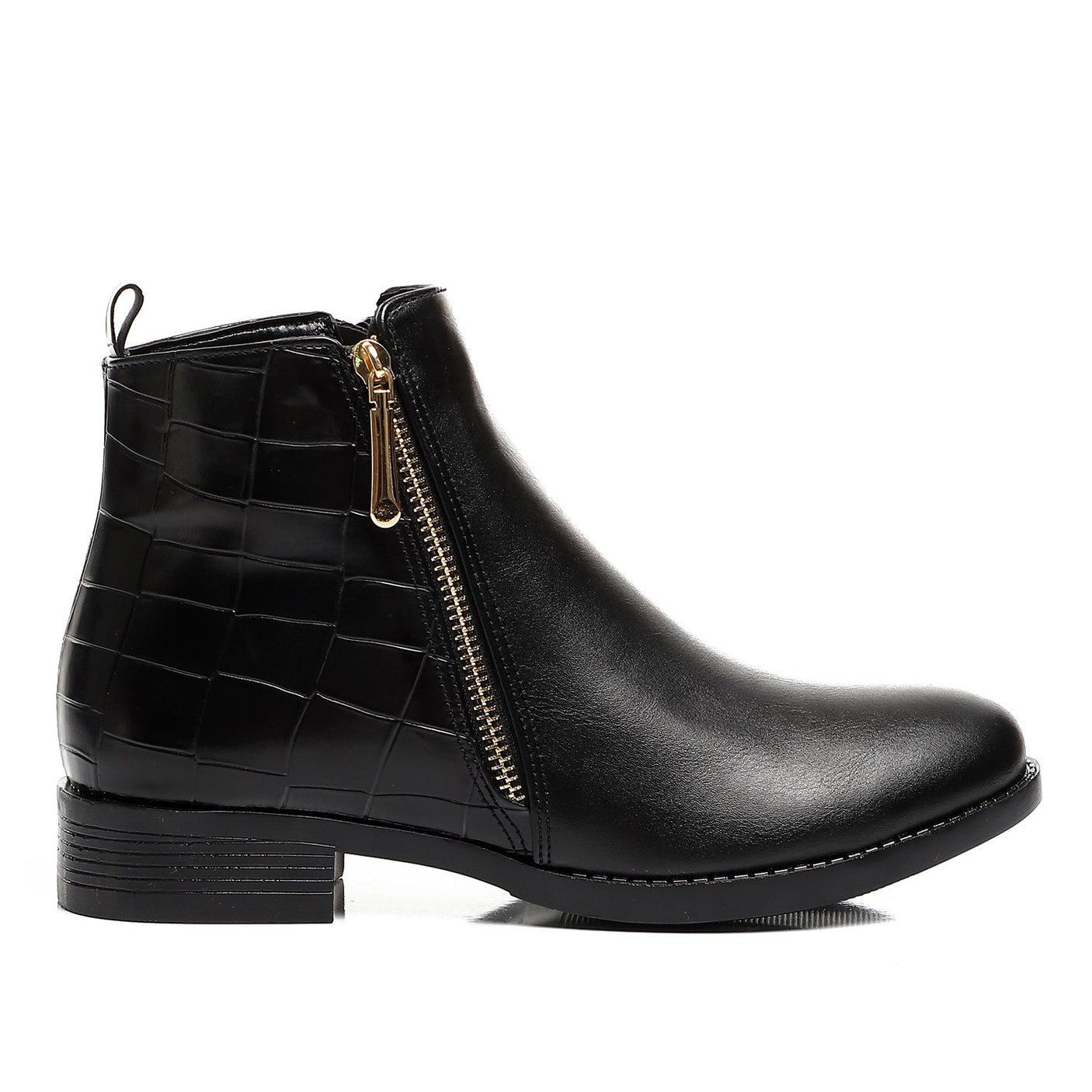 Xo Style Leather Ankle-Boot