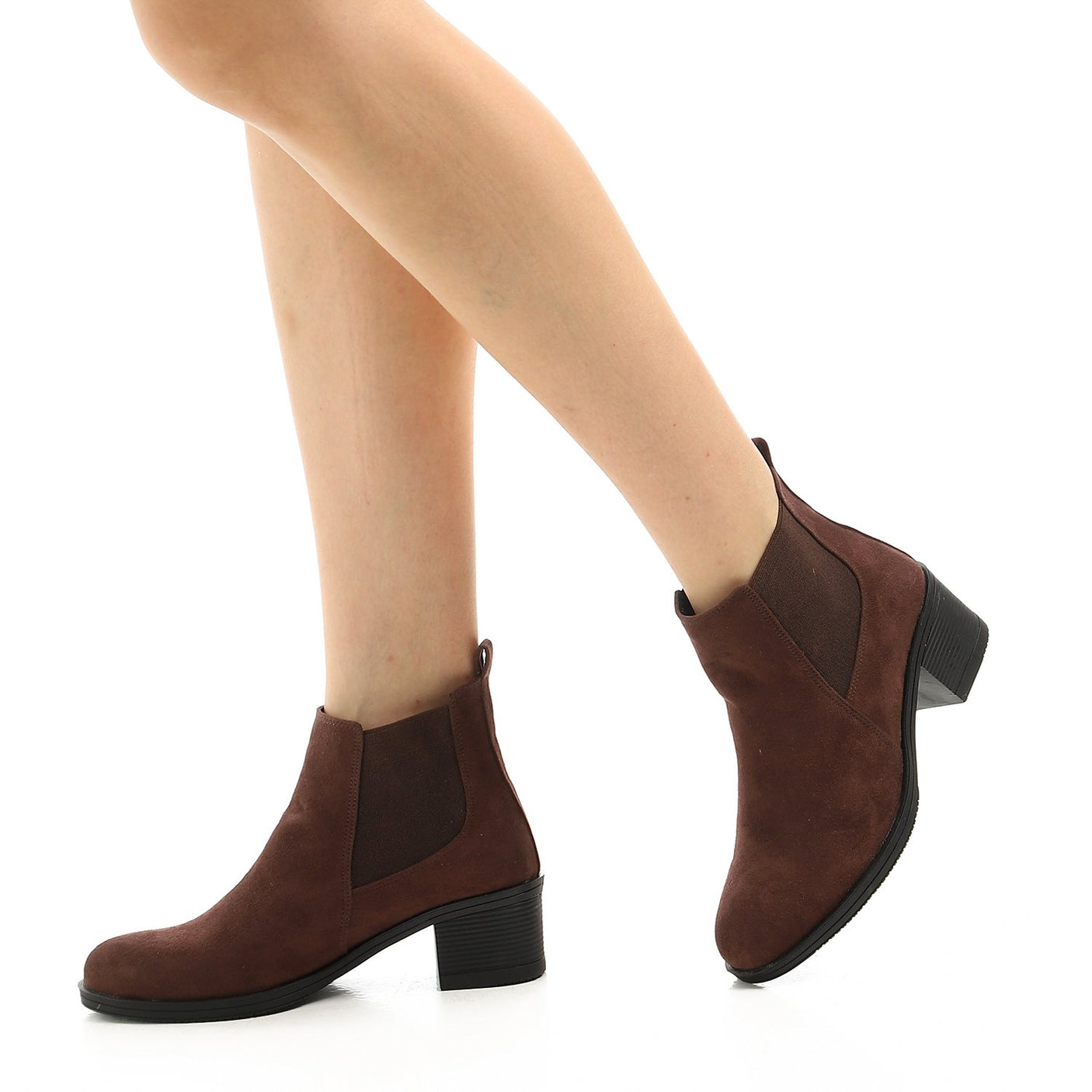 حذاء الكاحل من جلد الغزال على طراز Xo