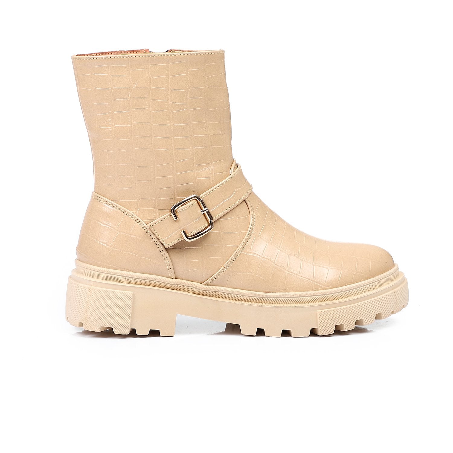 Xo Style Leather Half Boots