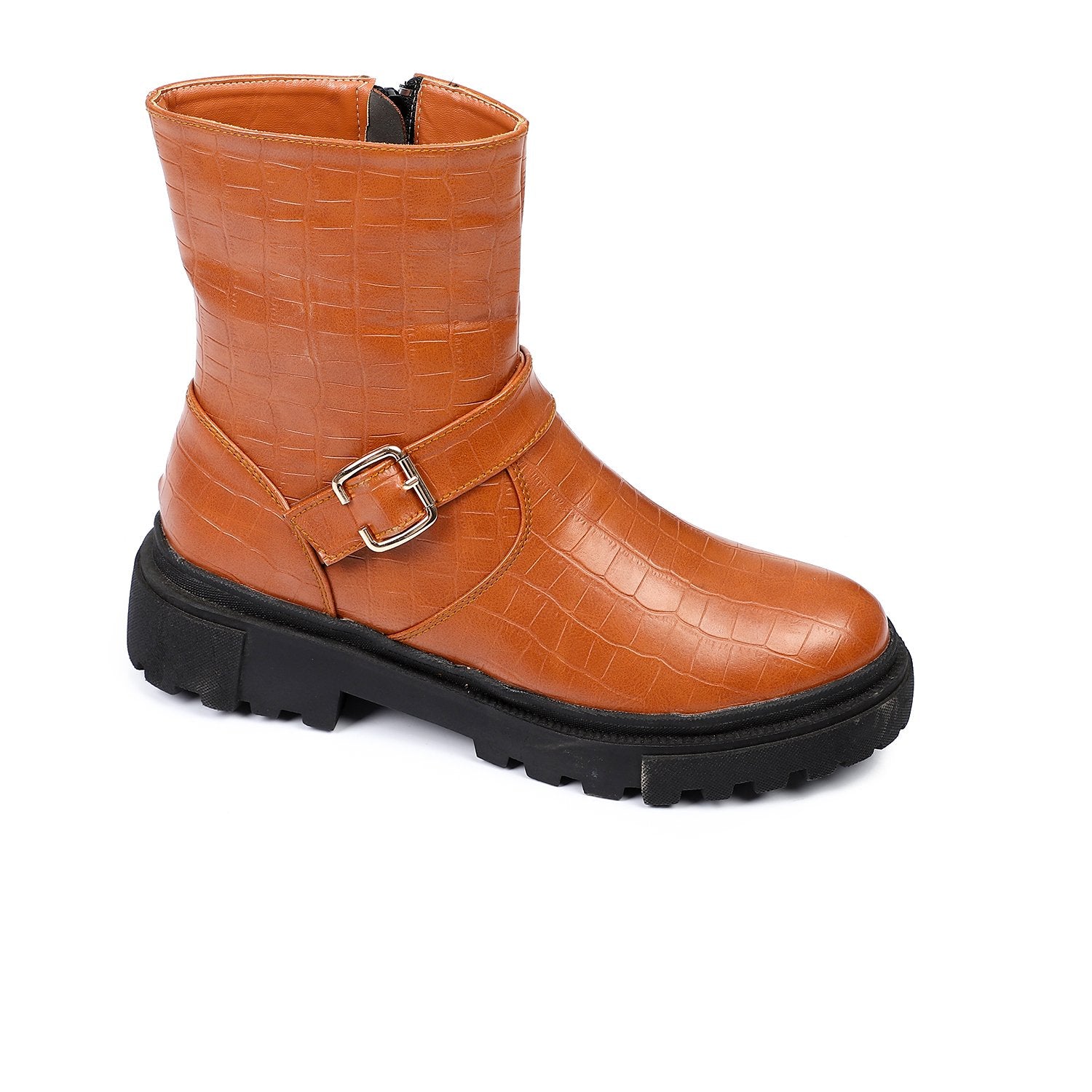 Xo Style Leather Half Boots