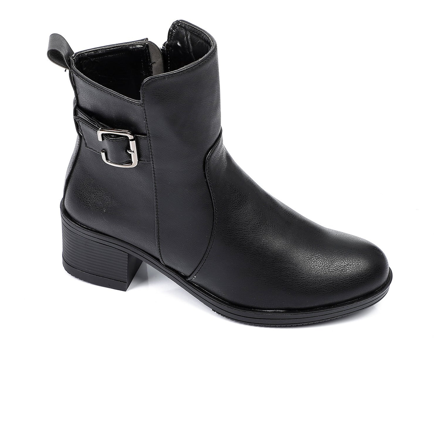Xo Style Leather Half-Boot