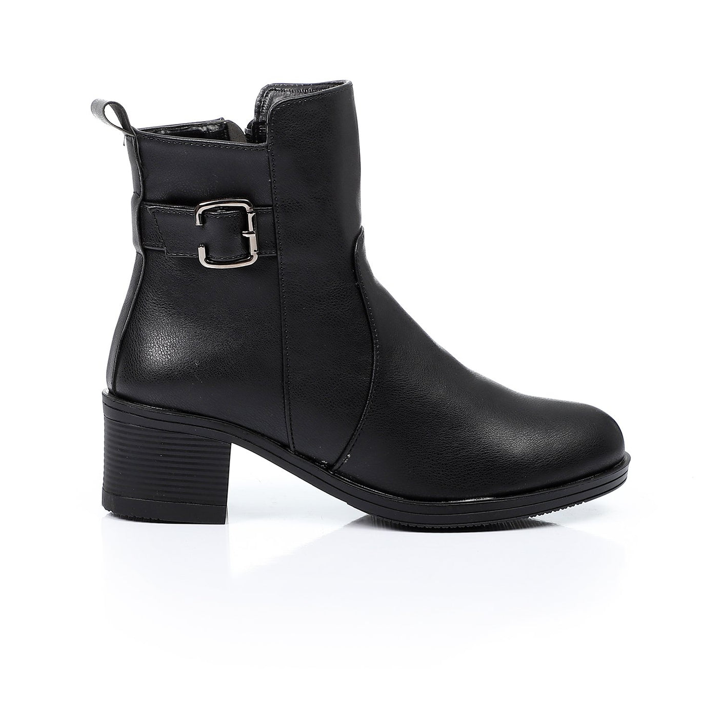 Xo Style Leather Half-Boot