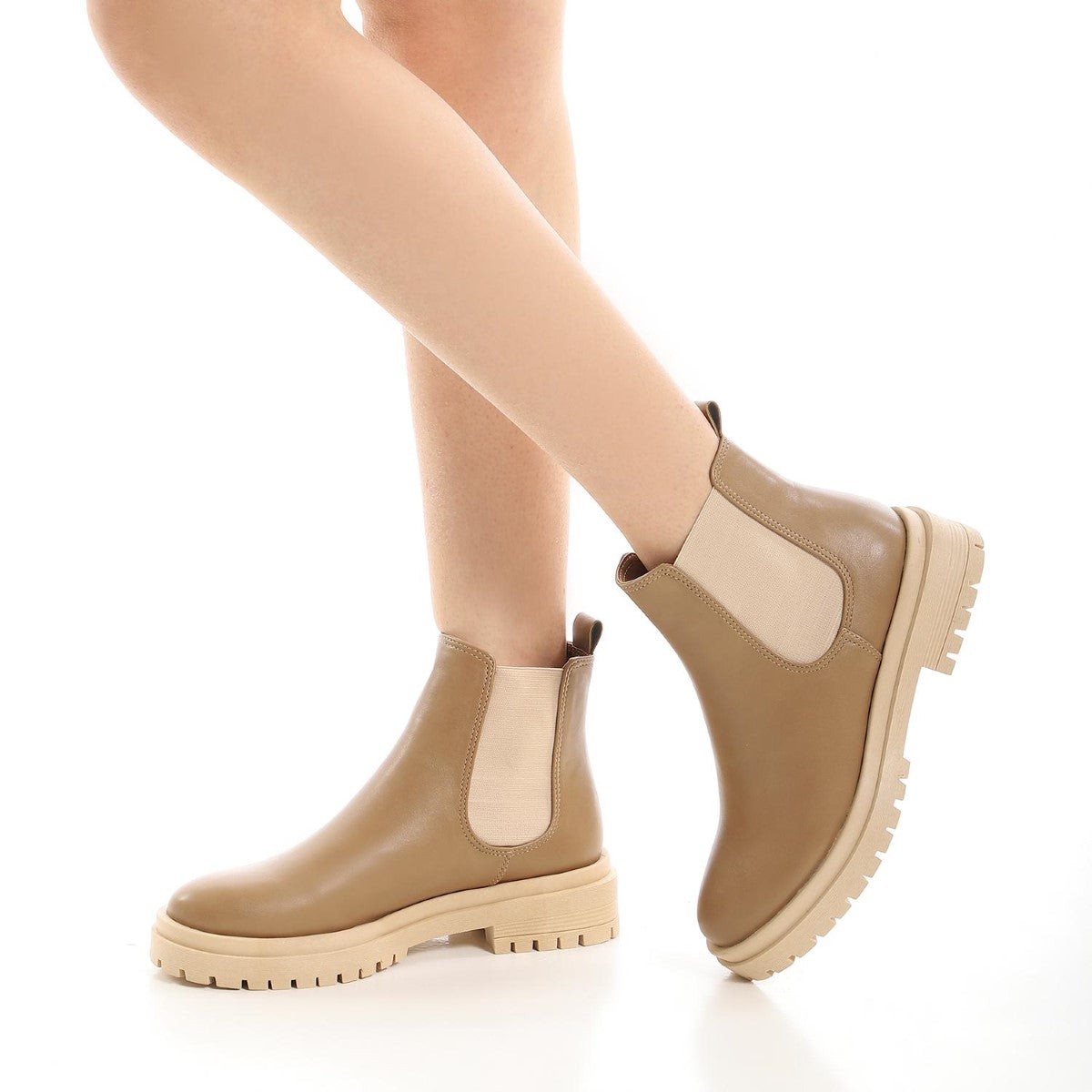 Xo Style - حذاء كاحل من الجلد