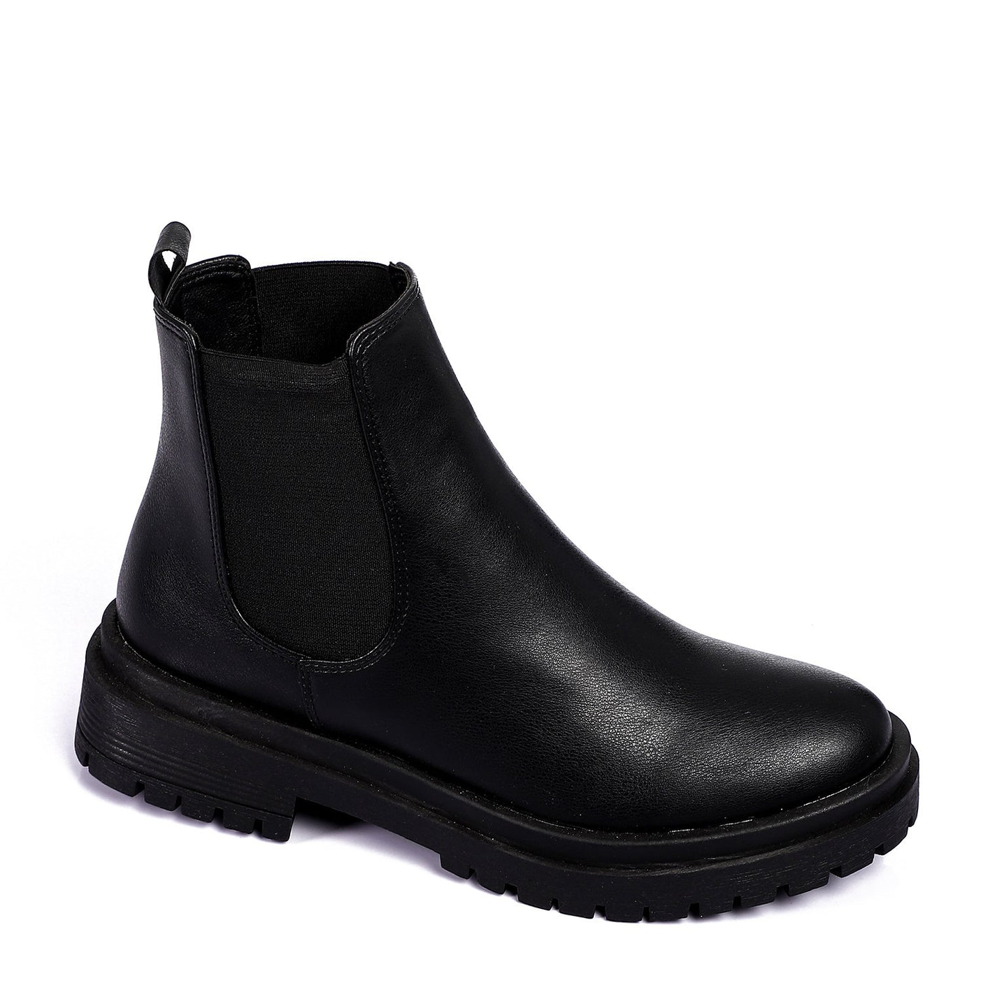 Xo Style Leather Half Boots