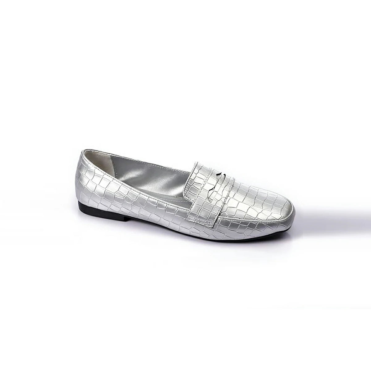 XO Style - حذاء مريح من جلد التمساح