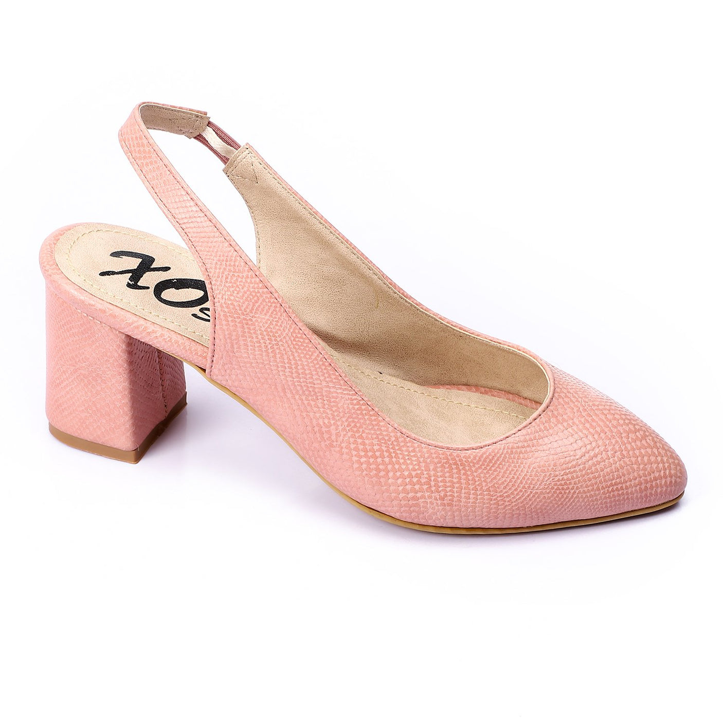 حذاء نسائي بكعب من Xo Style - خامات عالية الجودة - 6 سم
