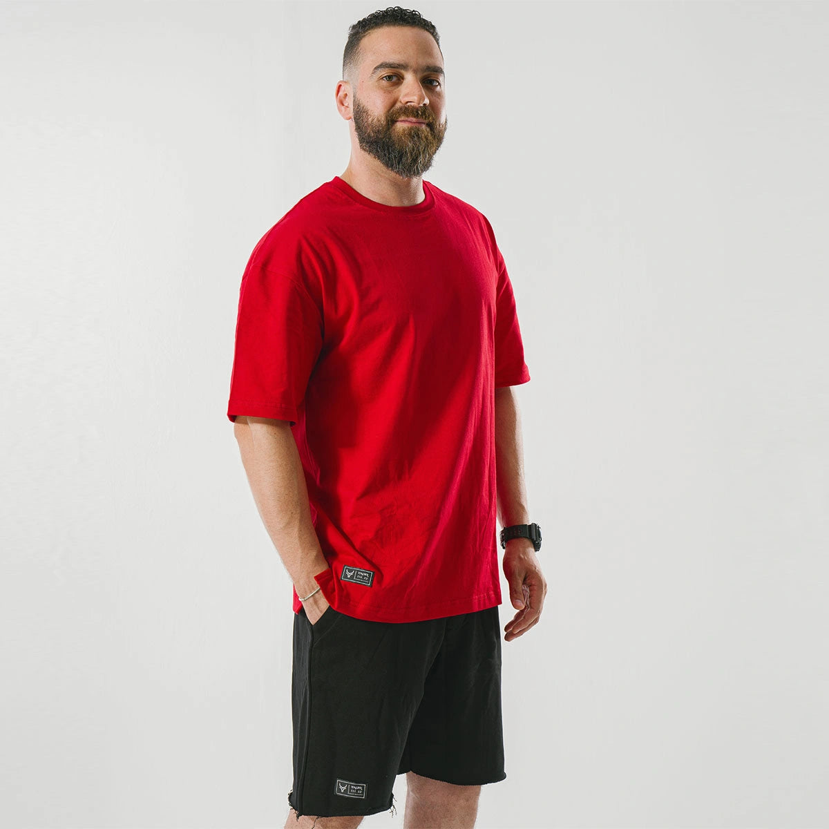 تاور - تي شيرت بقصه فضفاضه للرجال