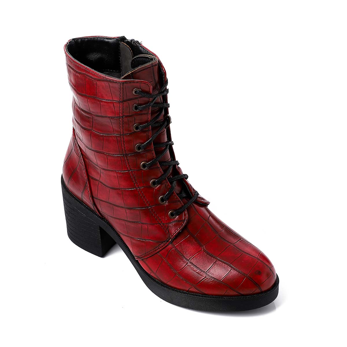 Xo Style - حذاء كاحل من الجلد