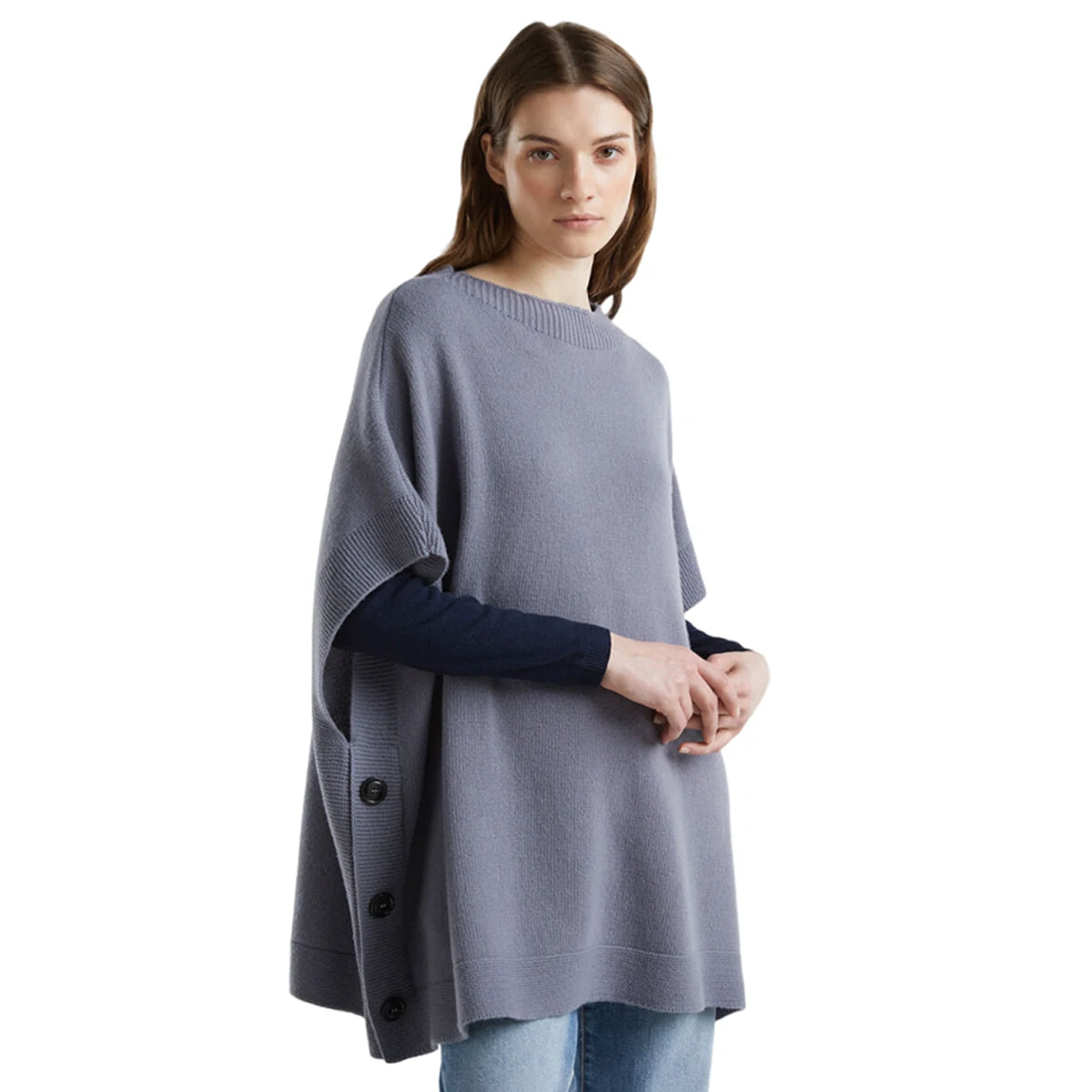 United Colors Of Benetton - Cape with boat neck - Sold by FIG