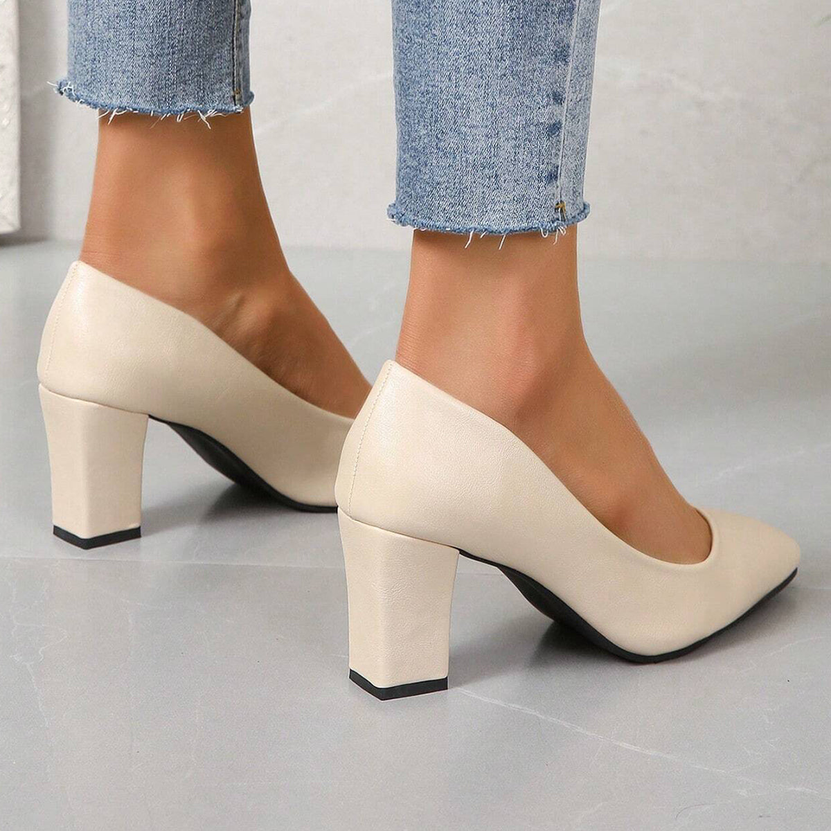 Xo Style - حذاء نسائي بكعب - 6 سم