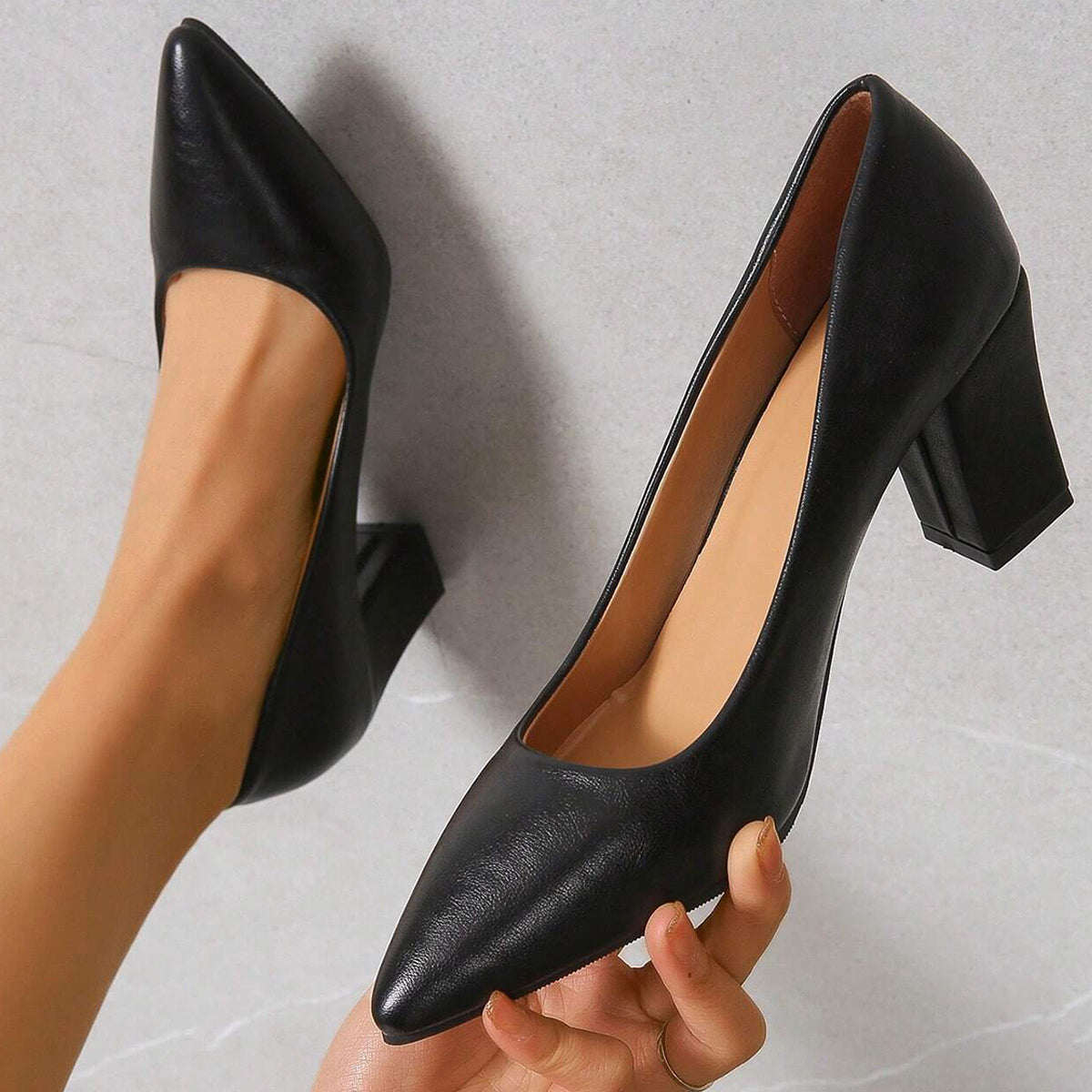 Xo Style - حذاء نسائي بكعب - 6 سم