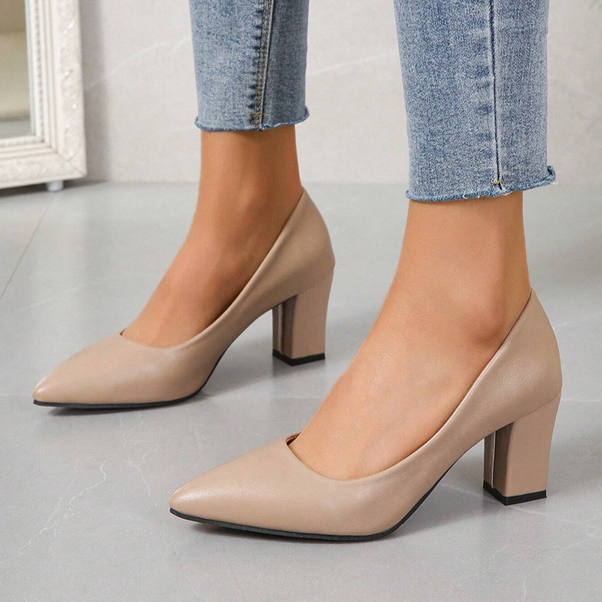 Xo Style - حذاء نسائي بكعب - 6 سم