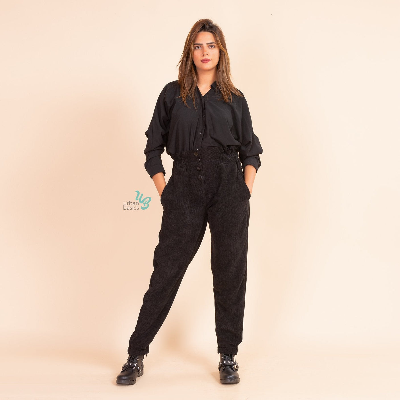 كيمونو بنطالون بقصة واسعة للنساء