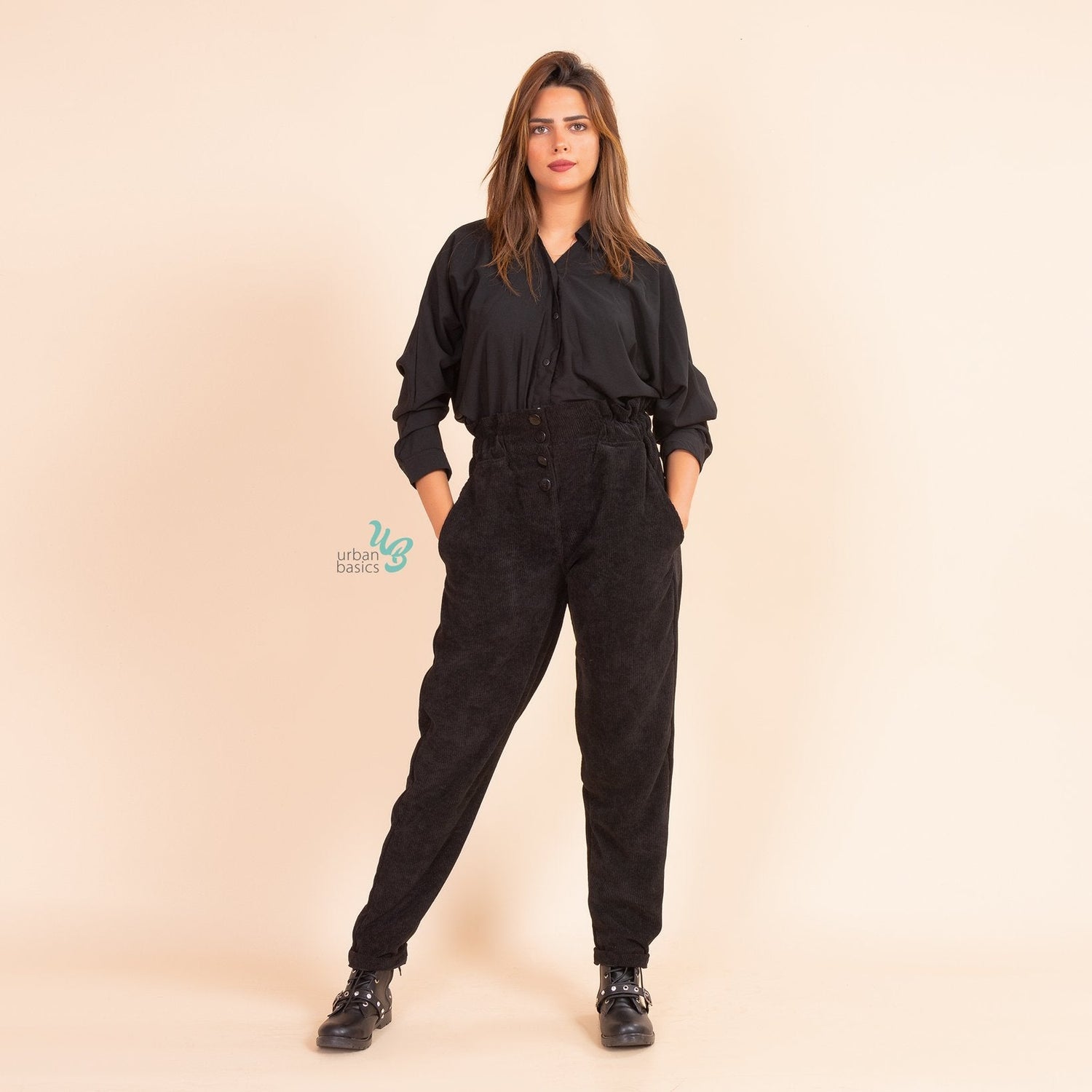 كيمونو بنطالون بقصة واسعة للنساء