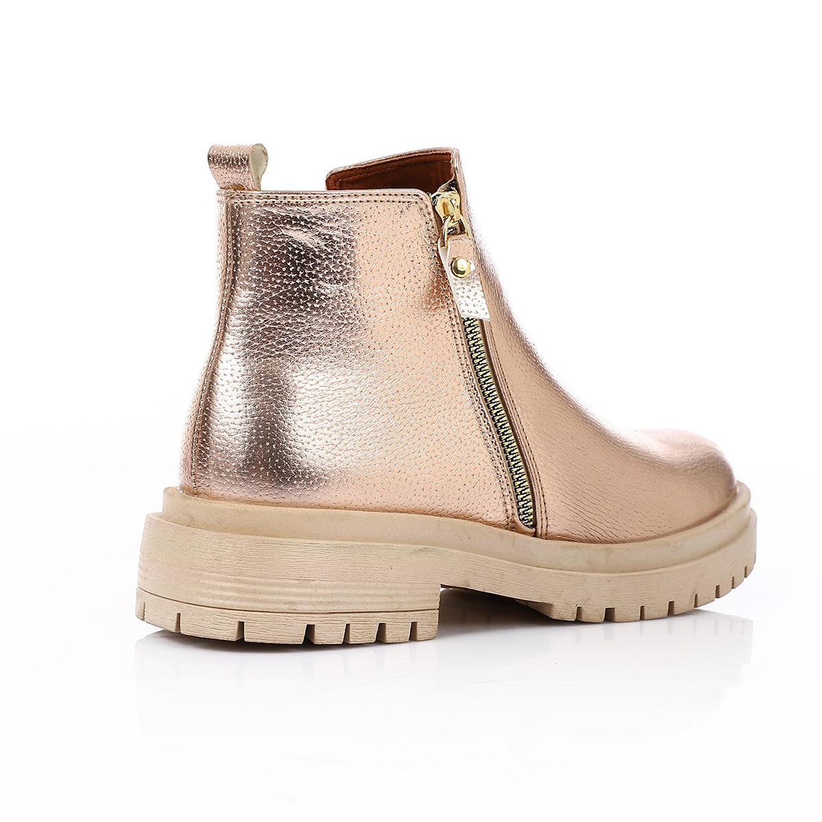 XO - Leather Ankle Boot 1433-Gold