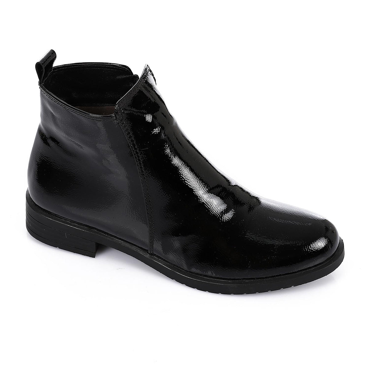 XO - Leather Ankle Boot 1444-Black
