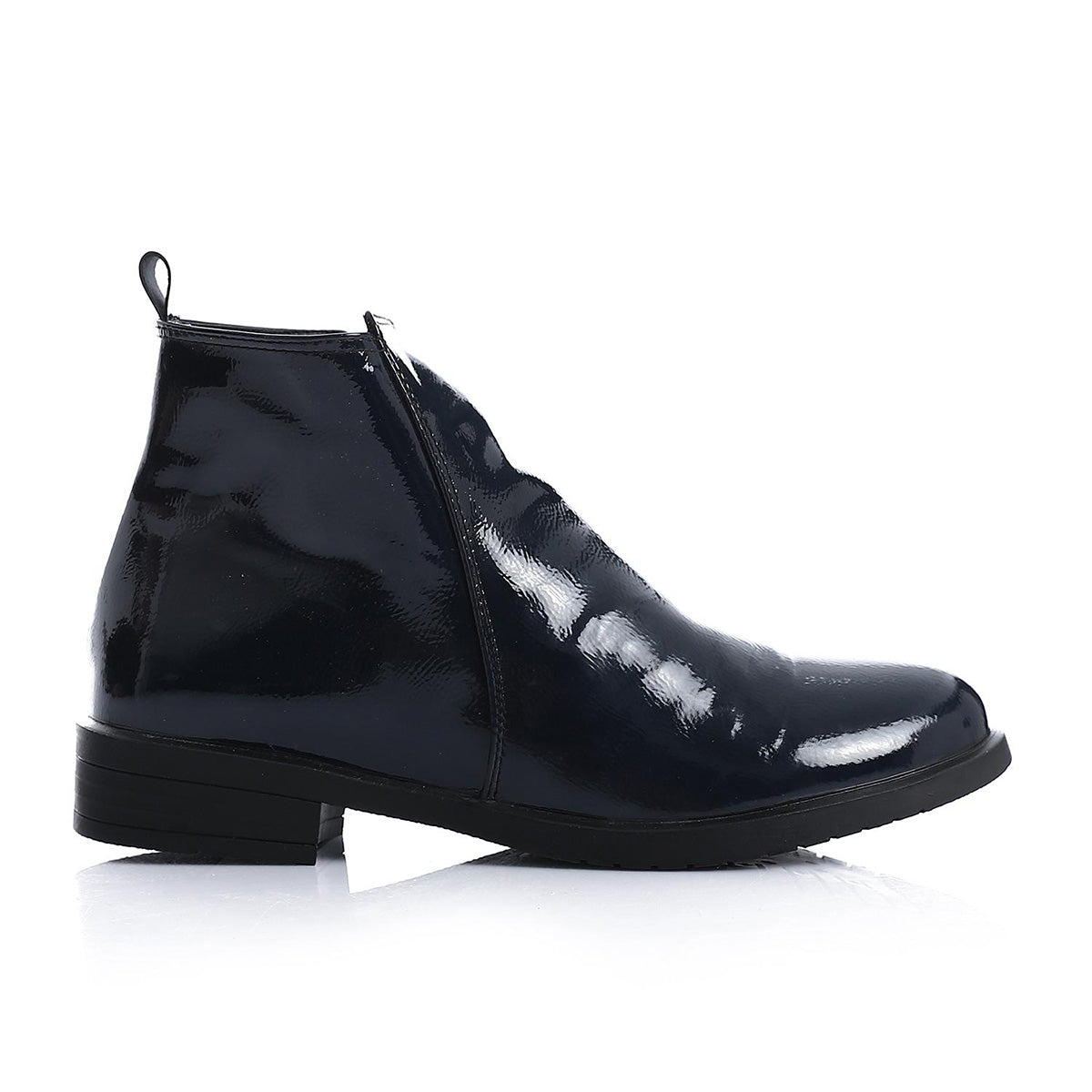 XO - Leather Ankle Boot 1444 Navy
