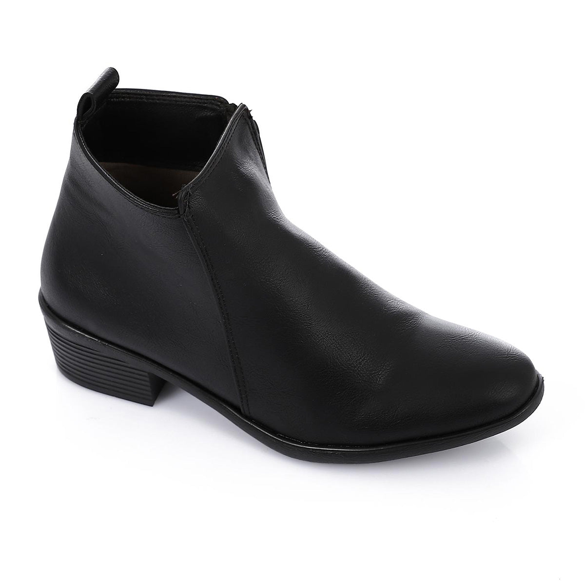 XO - Leather Ankle Boot 1460 Black 3CM