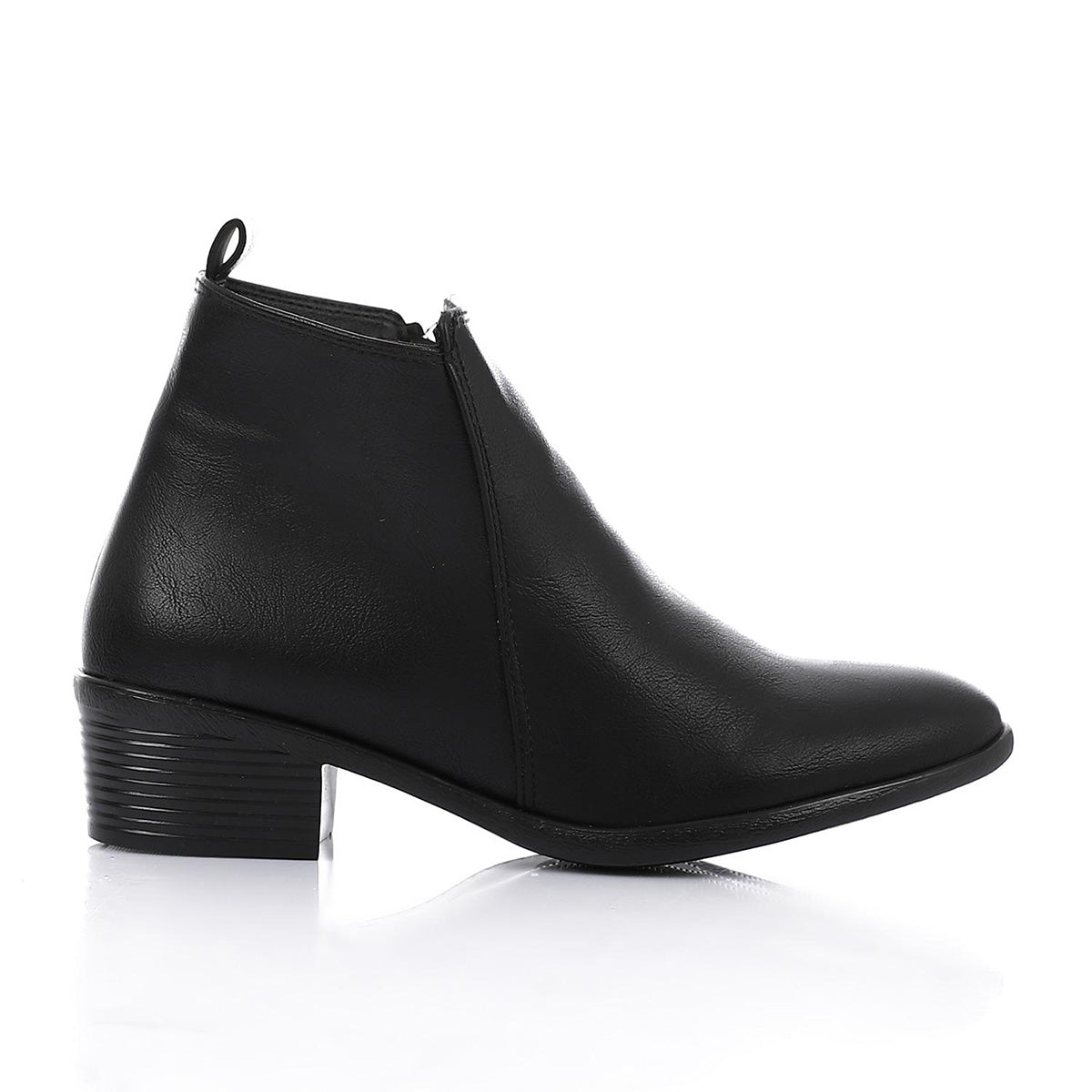 XO - Leather Ankle Boot 1460 Black 3CM