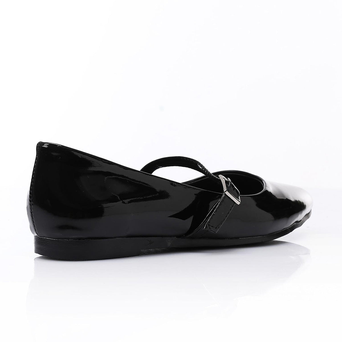 XO - حذاء مسطح أنيق كلاسيكي بمقدمة مدببة بلون سادة للنساء 1462