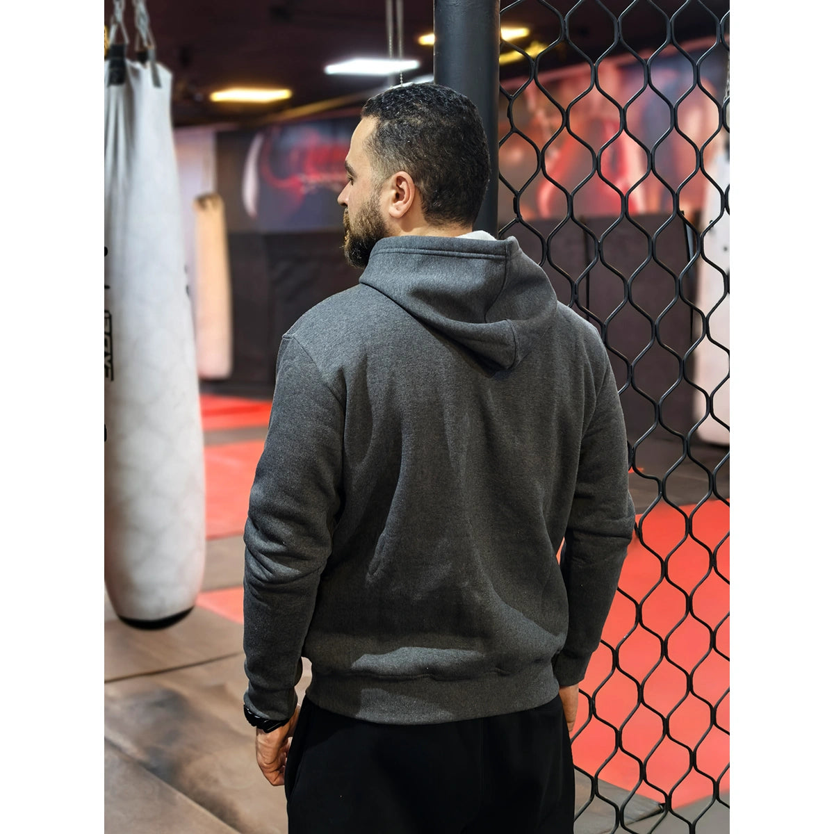 Taurwear - milton cotton sweatshirt paded with hoodie for men