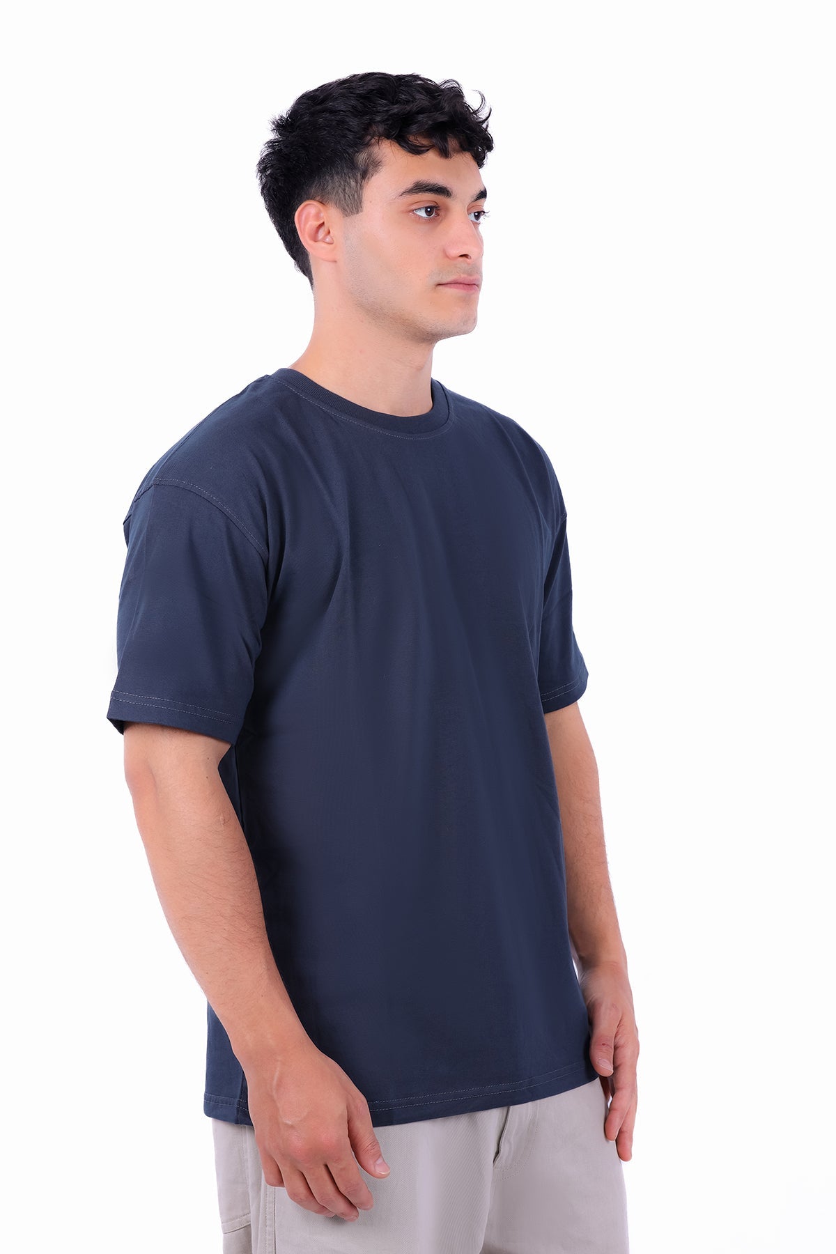 Sutra - Over Size Polivar Cotton Basic T_Shirt