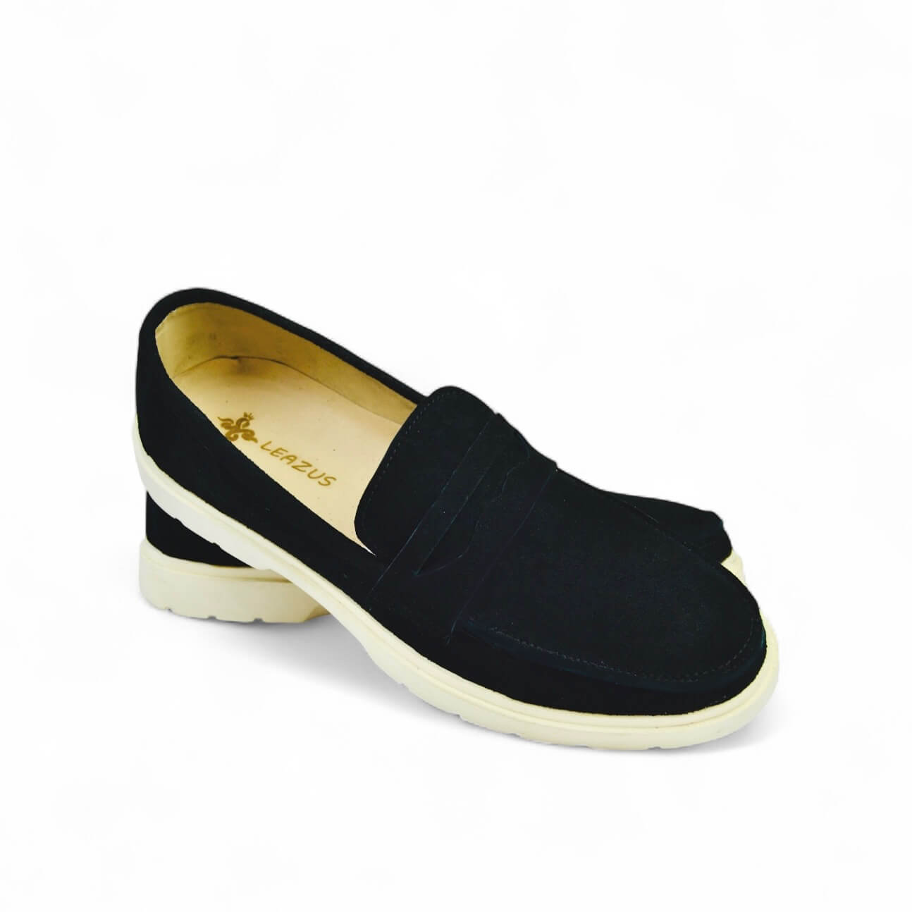 Leazus - Penny Loafer - S-Black