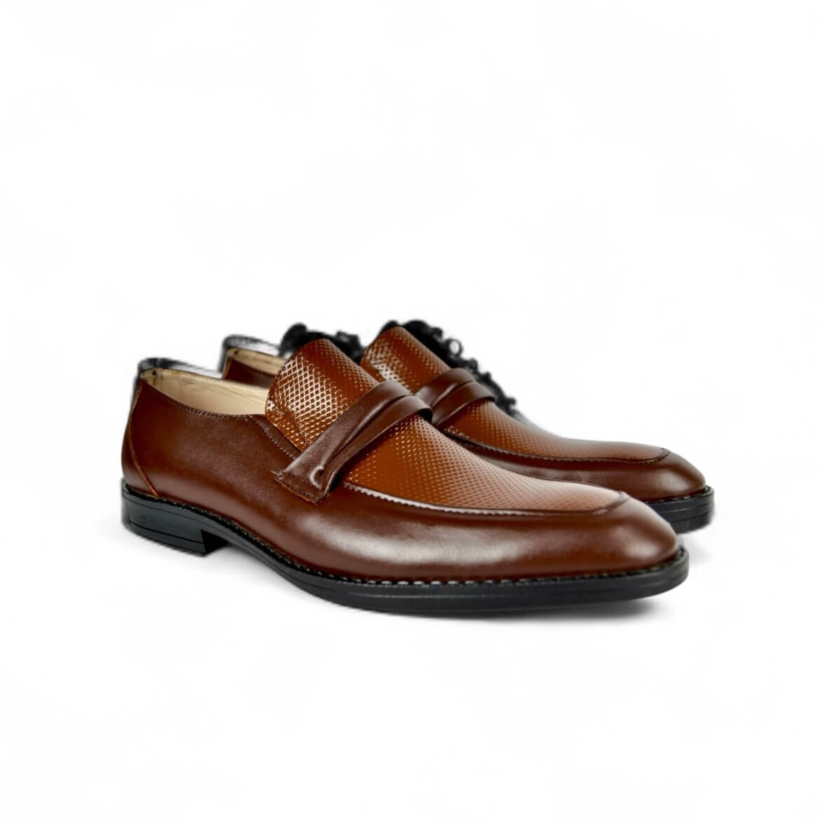 Leazus - Two-Tone Loafer - Brown