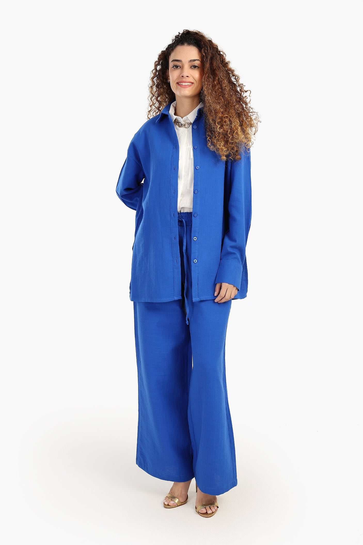 كارينا - قميص صالة بأزرار