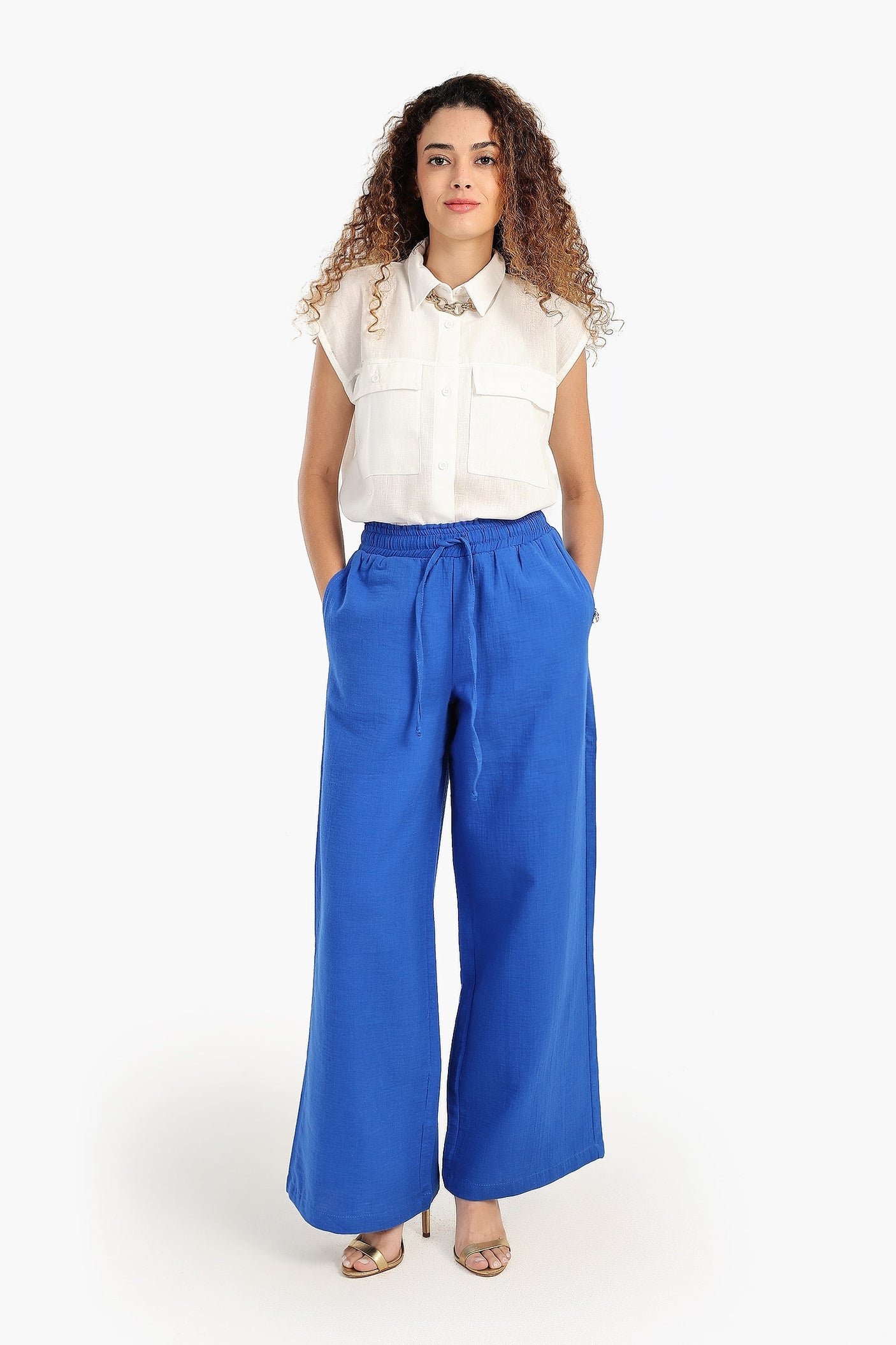 كارينا - بنطال صالة مطاطي