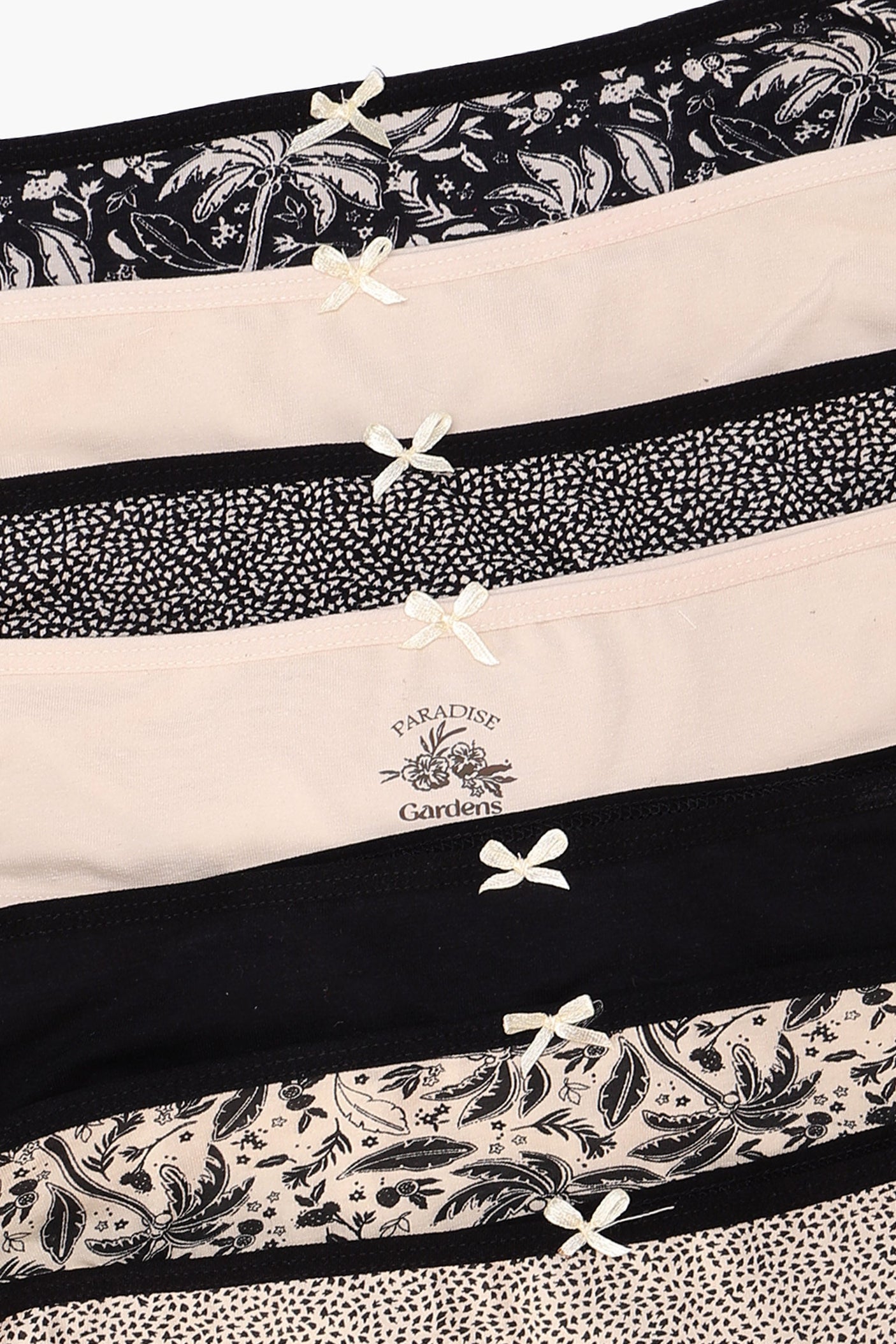 كارينا - مجموعة من 7 سراويل بيكيني ملونة