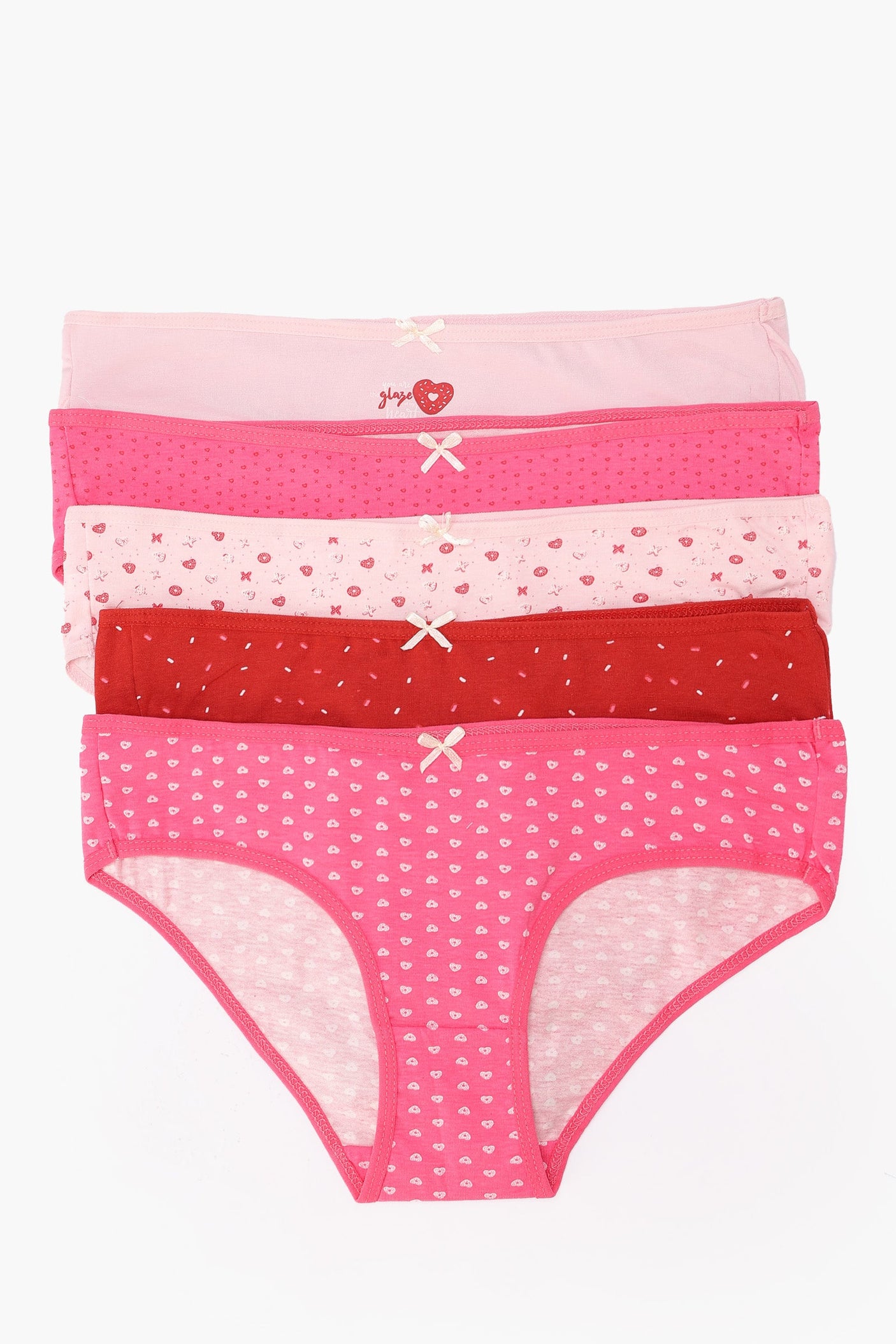 كارينا - مجموعة من 5 سراويل بيكيني ملونة