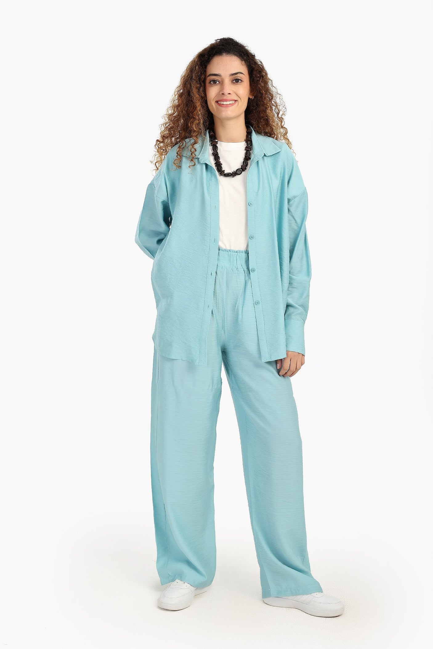 كارينا - قميص استرخاء بكتف منسدل