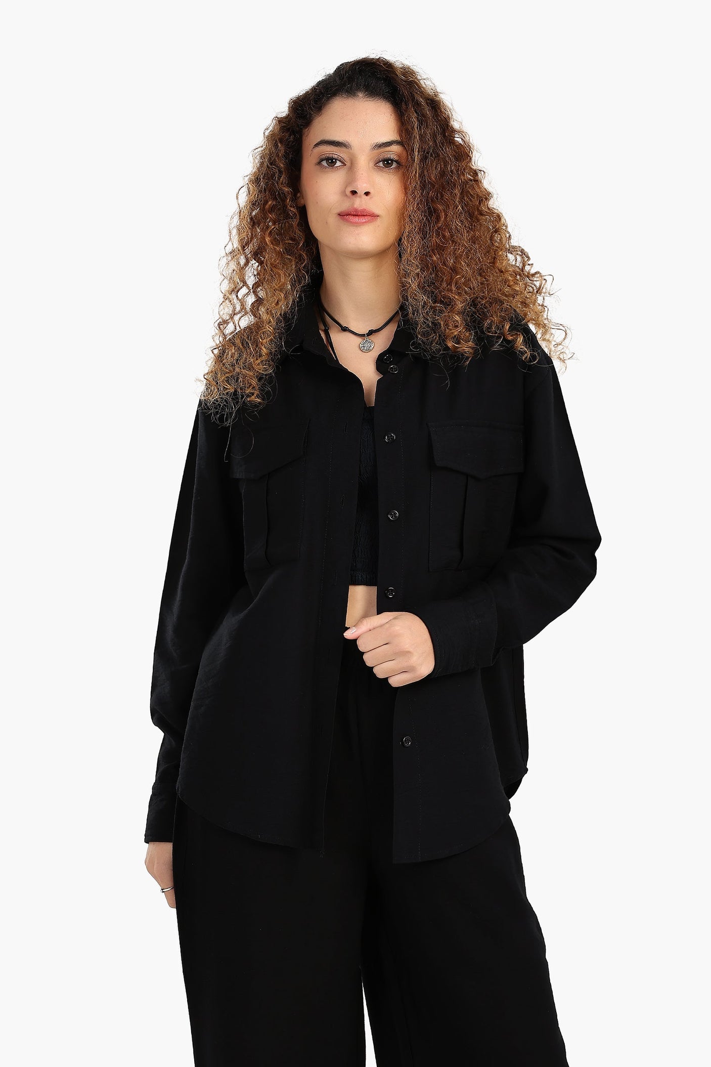 Carina - Classic Button-Up Shirt