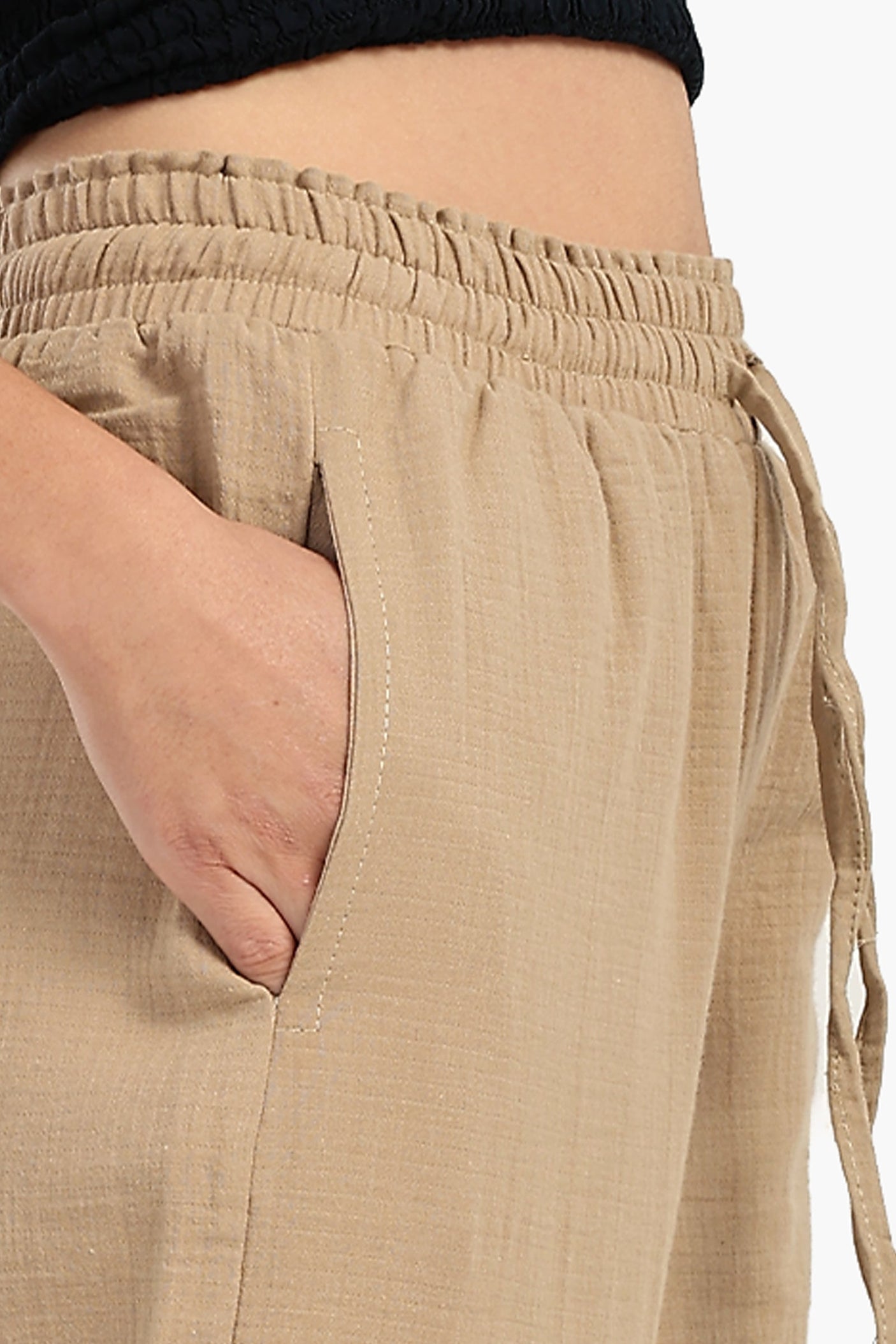 كارينا - بنطال صالة مطاطي