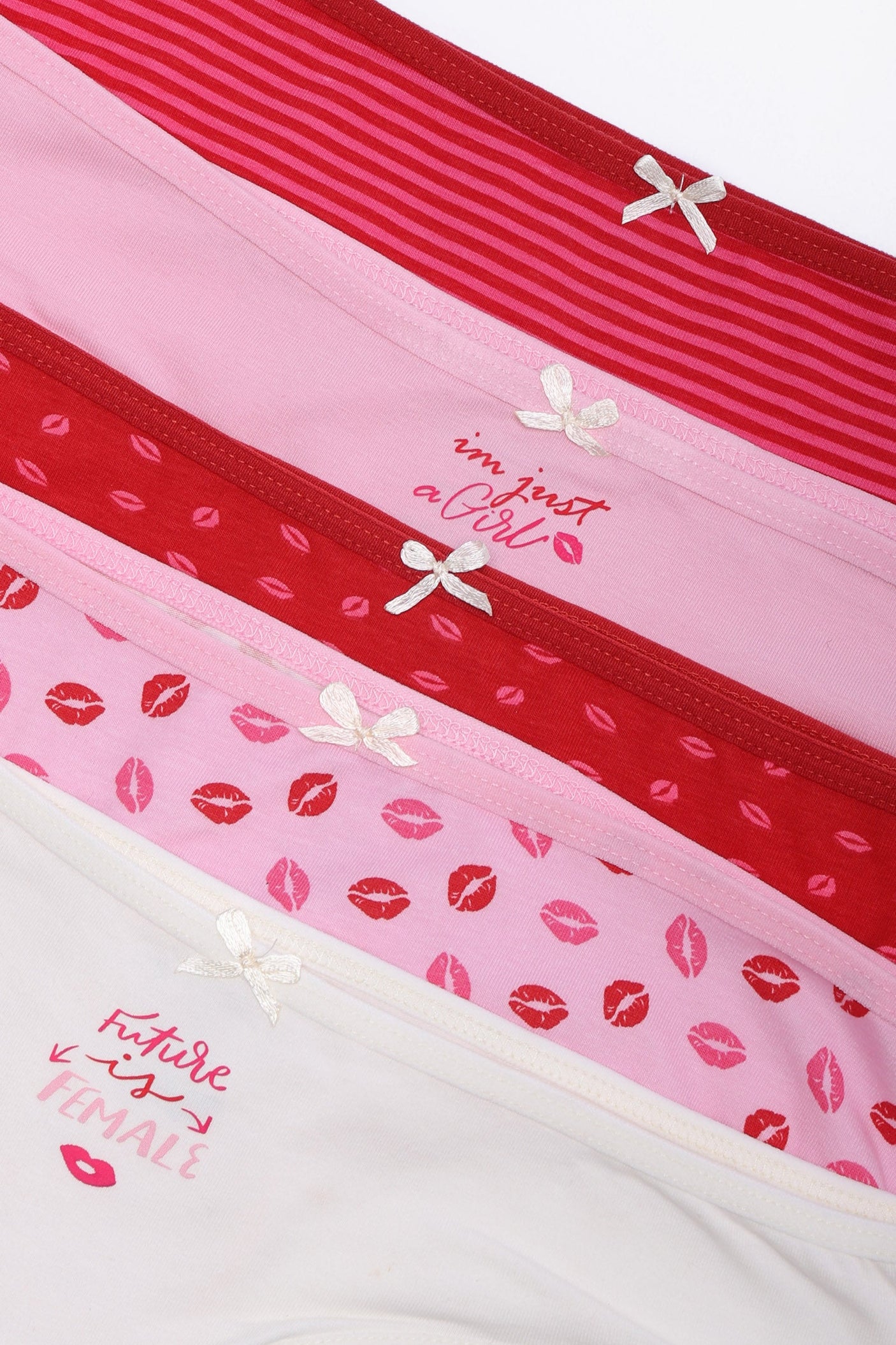 كارينا - مجموعة من 5 سراويل بيكيني ملونة