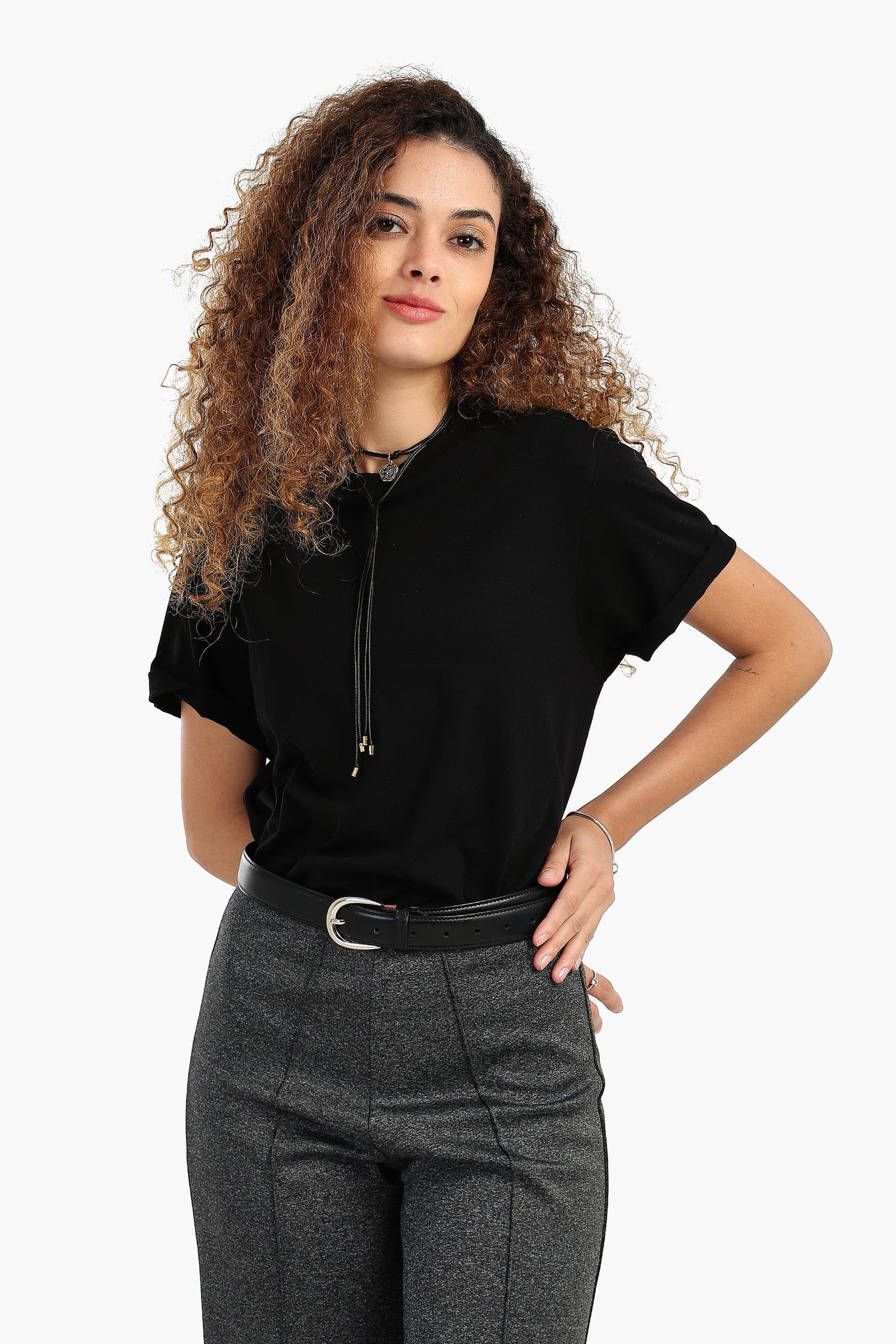 كارينا - تي شيرت قطني مريح