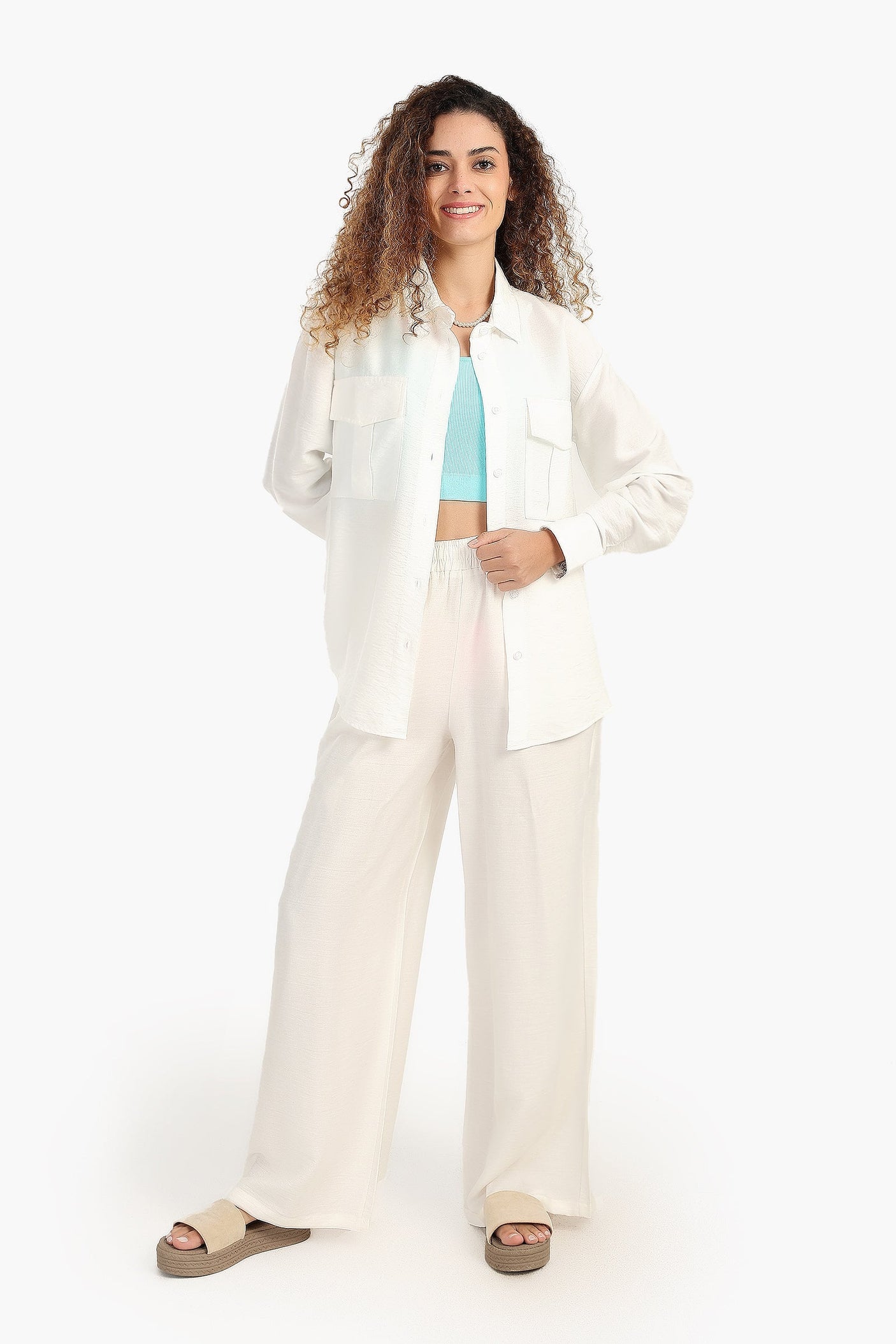 Carina - Classic Button-Up Shirt