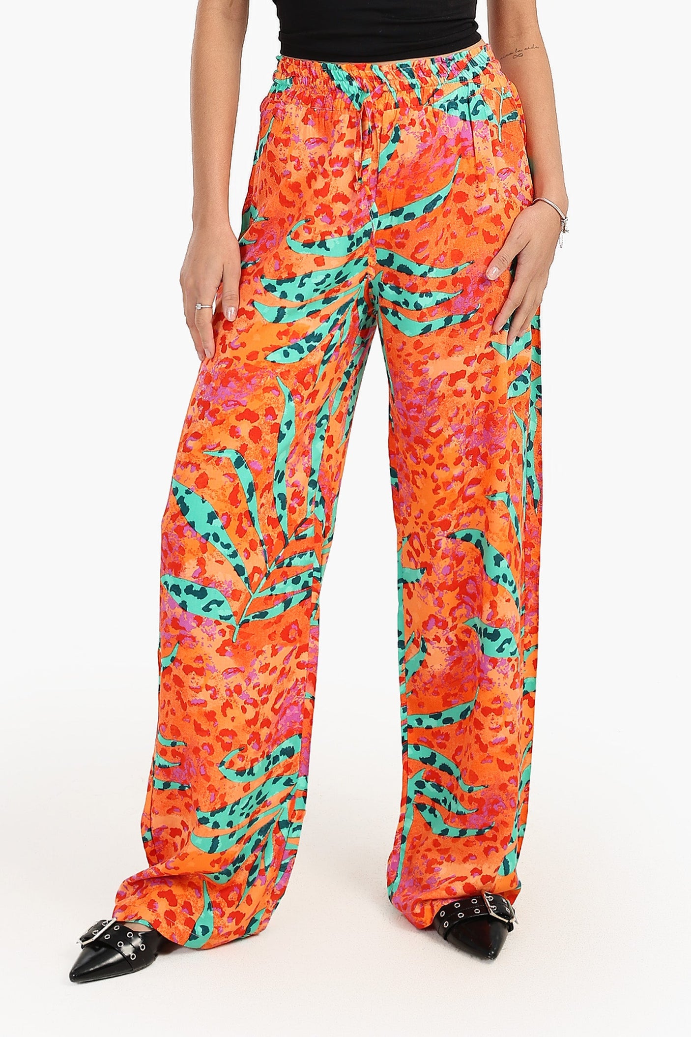 Carina - Casual Printed Pants