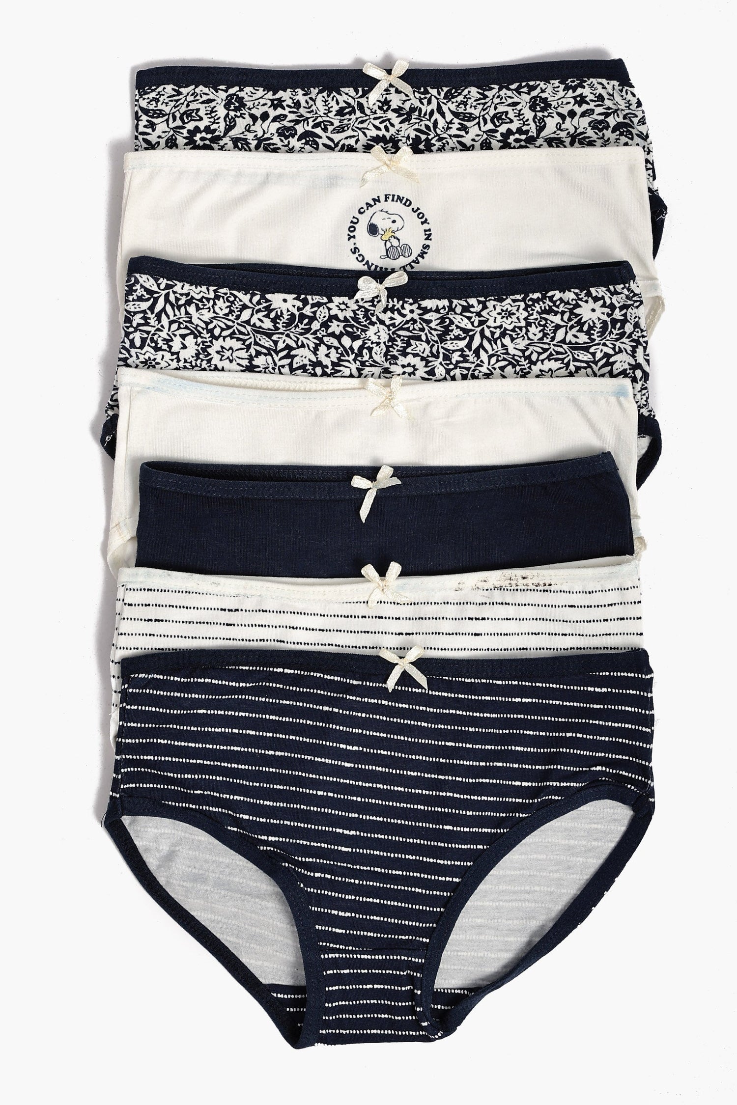 كارينا - مجموعة من 7 سراويل داخلية قصيرة للفتيات  للبنات