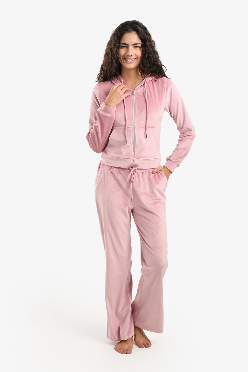 Carina - Hooded Neck Pyjama Set