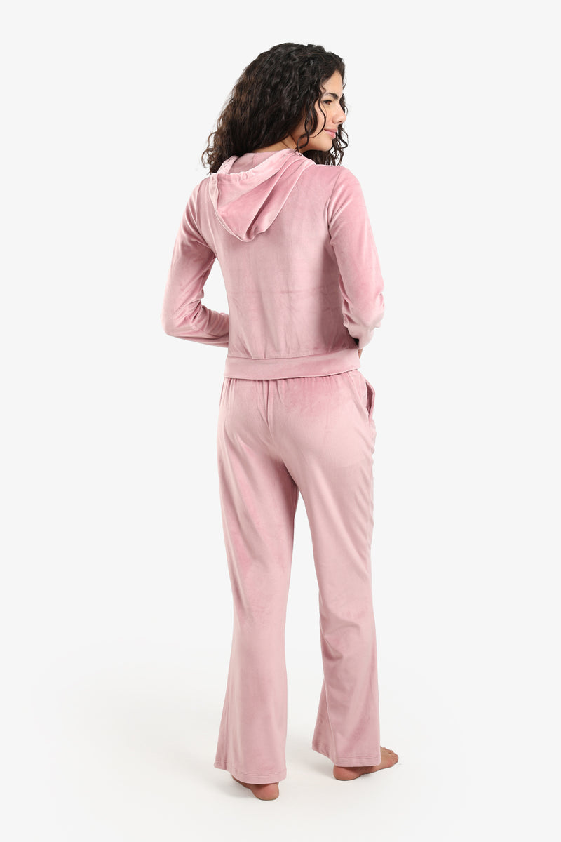Carina - Hooded Neck Pyjama Set