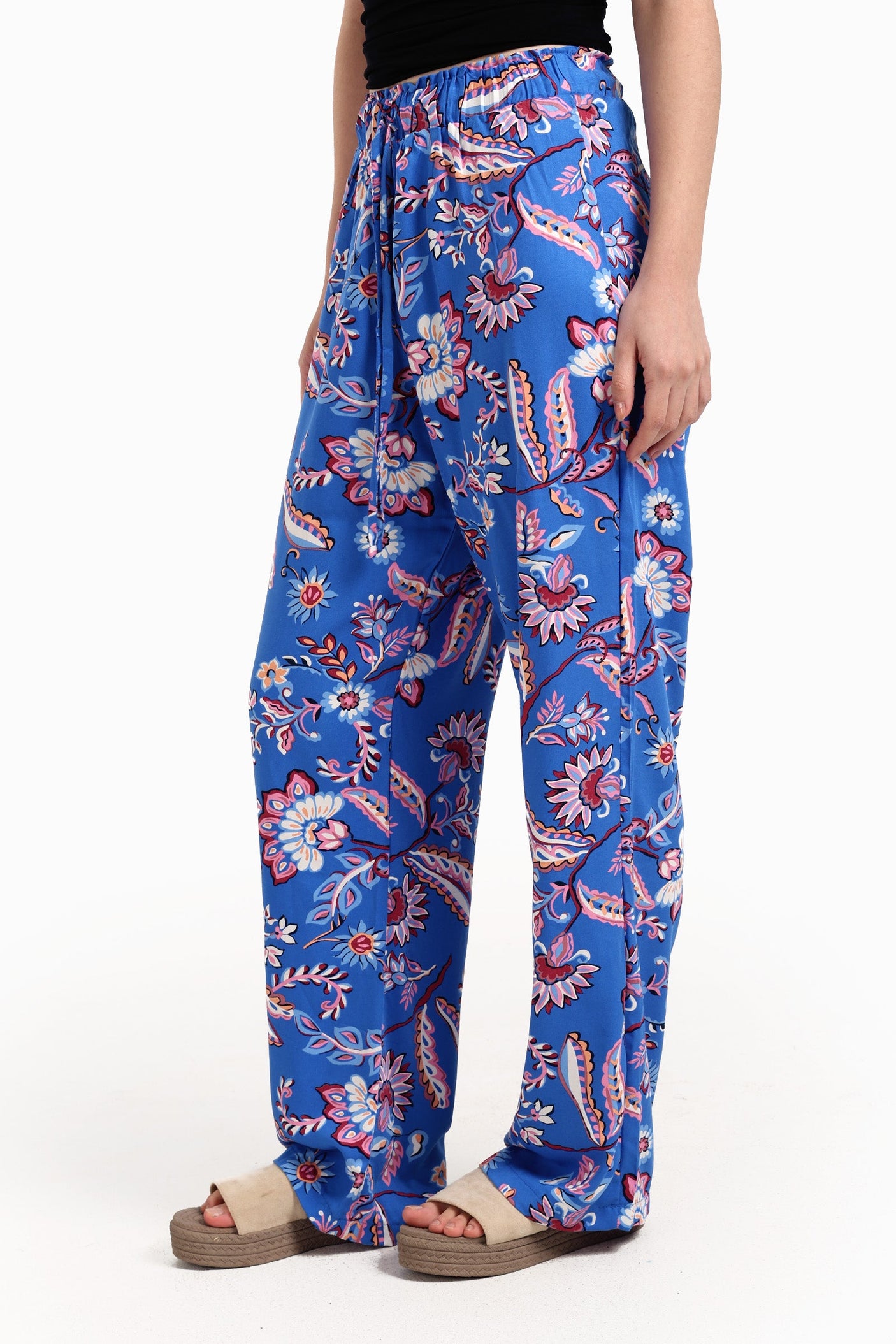 كارينا - بنطال مطبوع سهل الارتداء