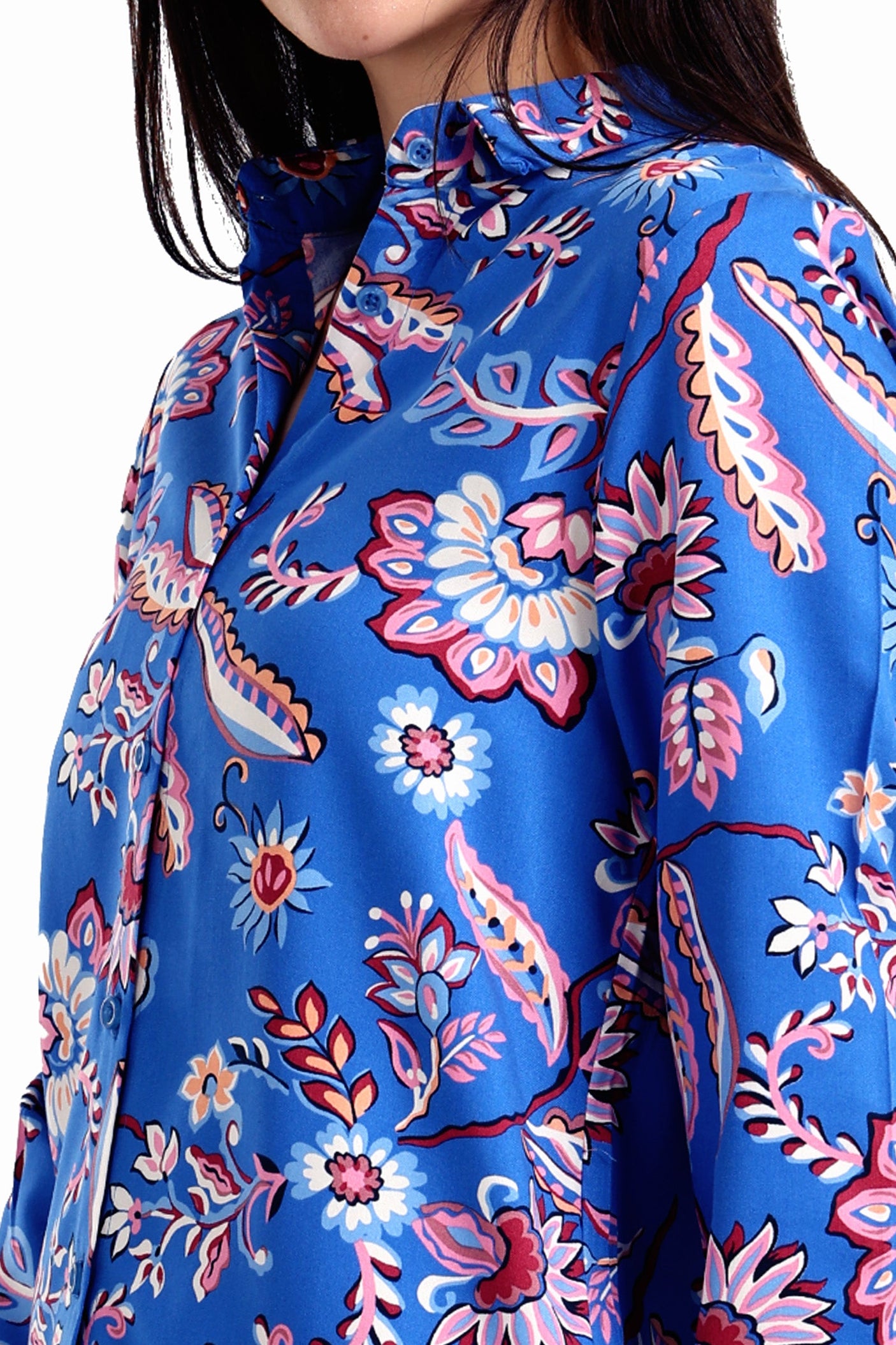 كارينا - قميص قطني أنيق مطبوع