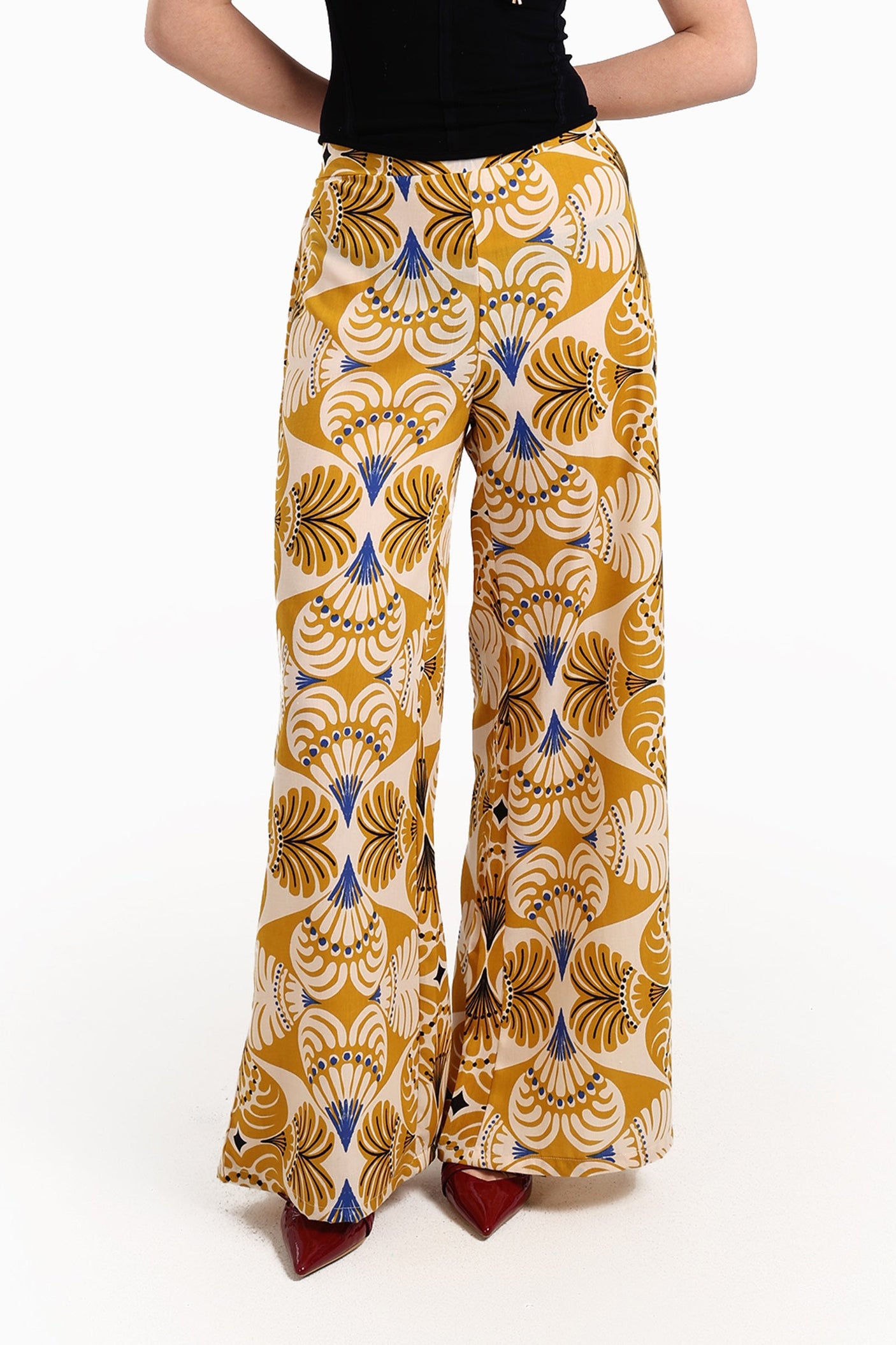 كارينا - بنطلون صيفي واسع الساق