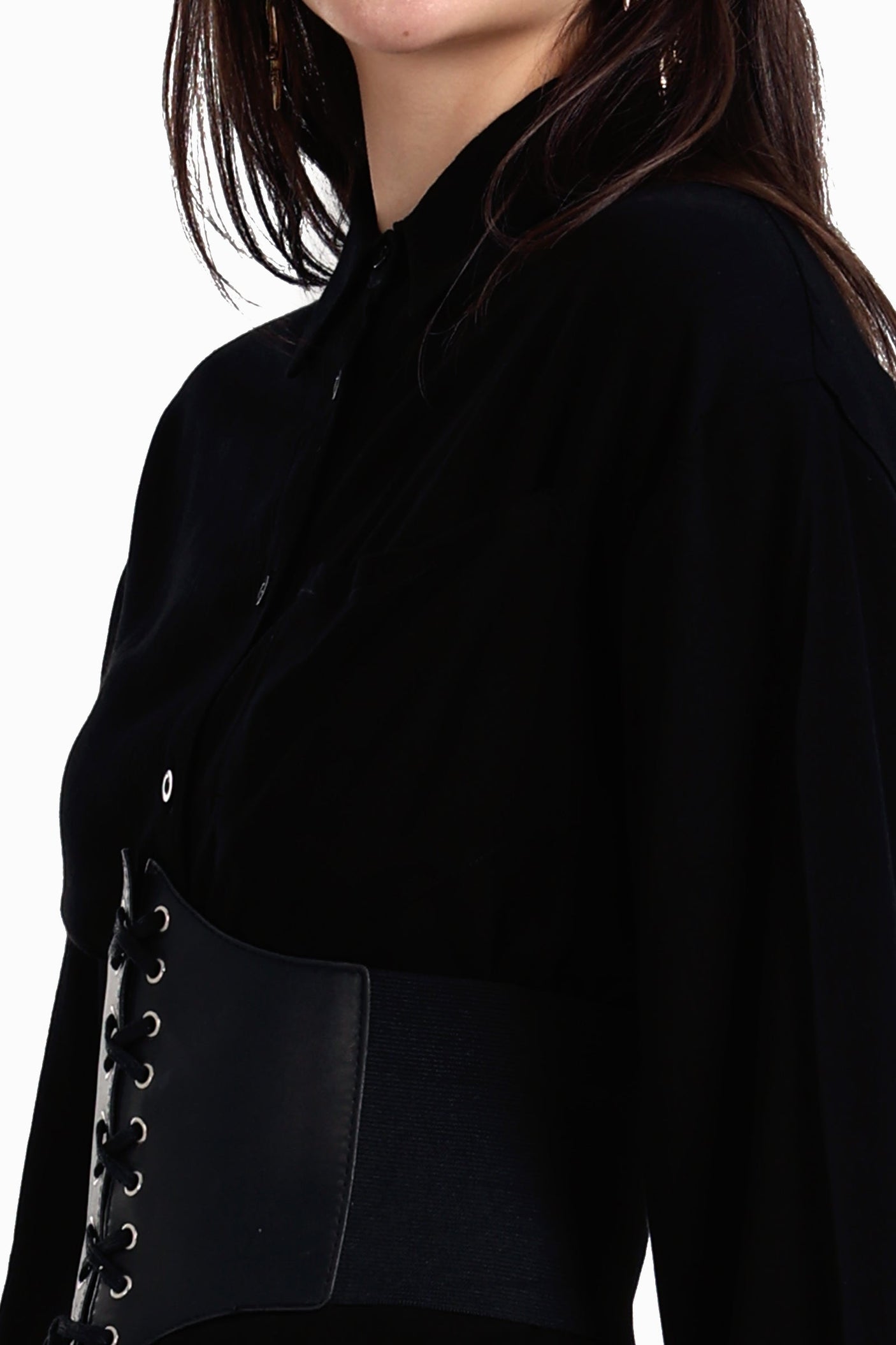 كارينا - قميص كلاسيكي بياقة دائرية