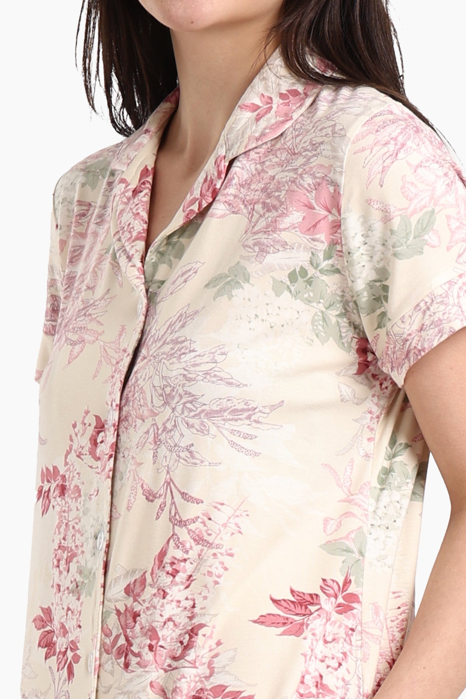 كارينا - طقم بيجامة مطبوع أنيق